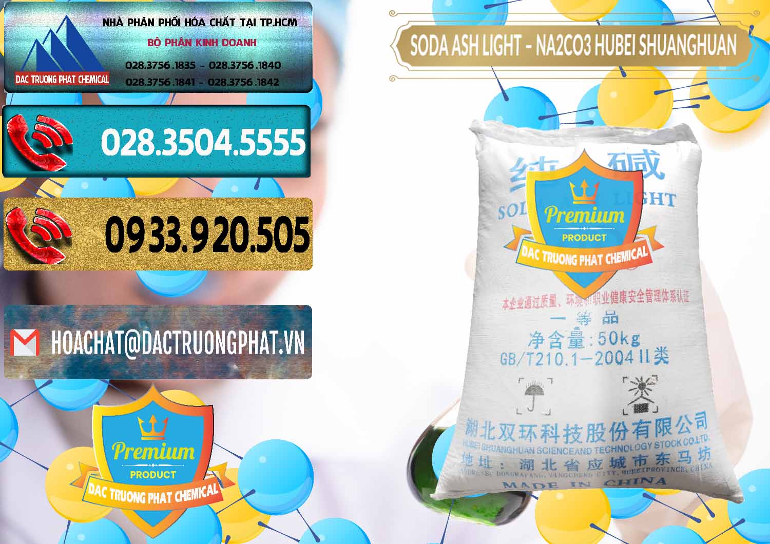 Cty bán & phân phối Soda Ash Light - NA2CO3 2 Vòng Tròn Hubei Shuanghuan Trung Quốc China - 0130 - Đơn vị chuyên cung cấp ( bán ) hóa chất tại TP.HCM - hoachatdetnhuom.com