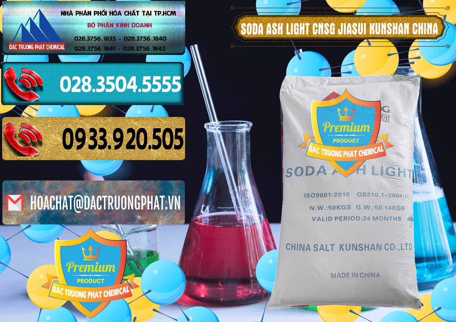 Nơi chuyên cung ứng & bán Soda Ash Light - NA2CO3 99.2% CNSG Jiasui Kunshan Trung Quốc China - 0252 - Đơn vị phân phối - bán hóa chất tại TP.HCM - hoachatdetnhuom.com