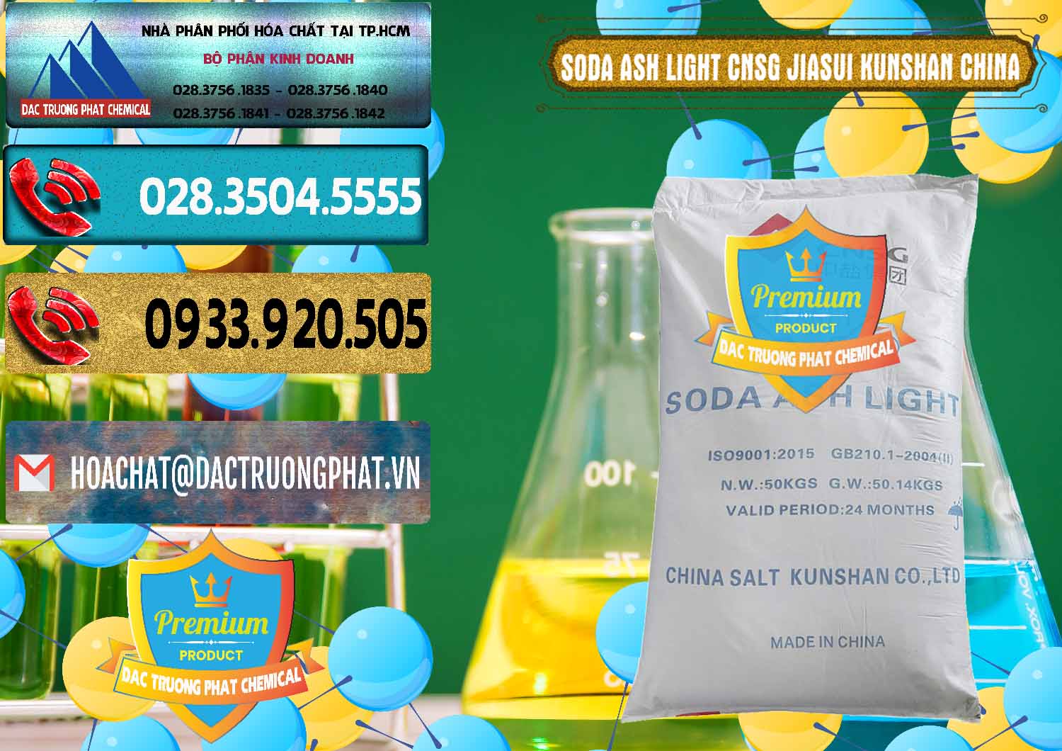 Nhà cung cấp & bán Soda Ash Light - NA2CO3 99.2% CNSG Jiasui Kunshan Trung Quốc China - 0252 - Nơi chuyên cung cấp ( bán ) hóa chất tại TP.HCM - hoachatdetnhuom.com