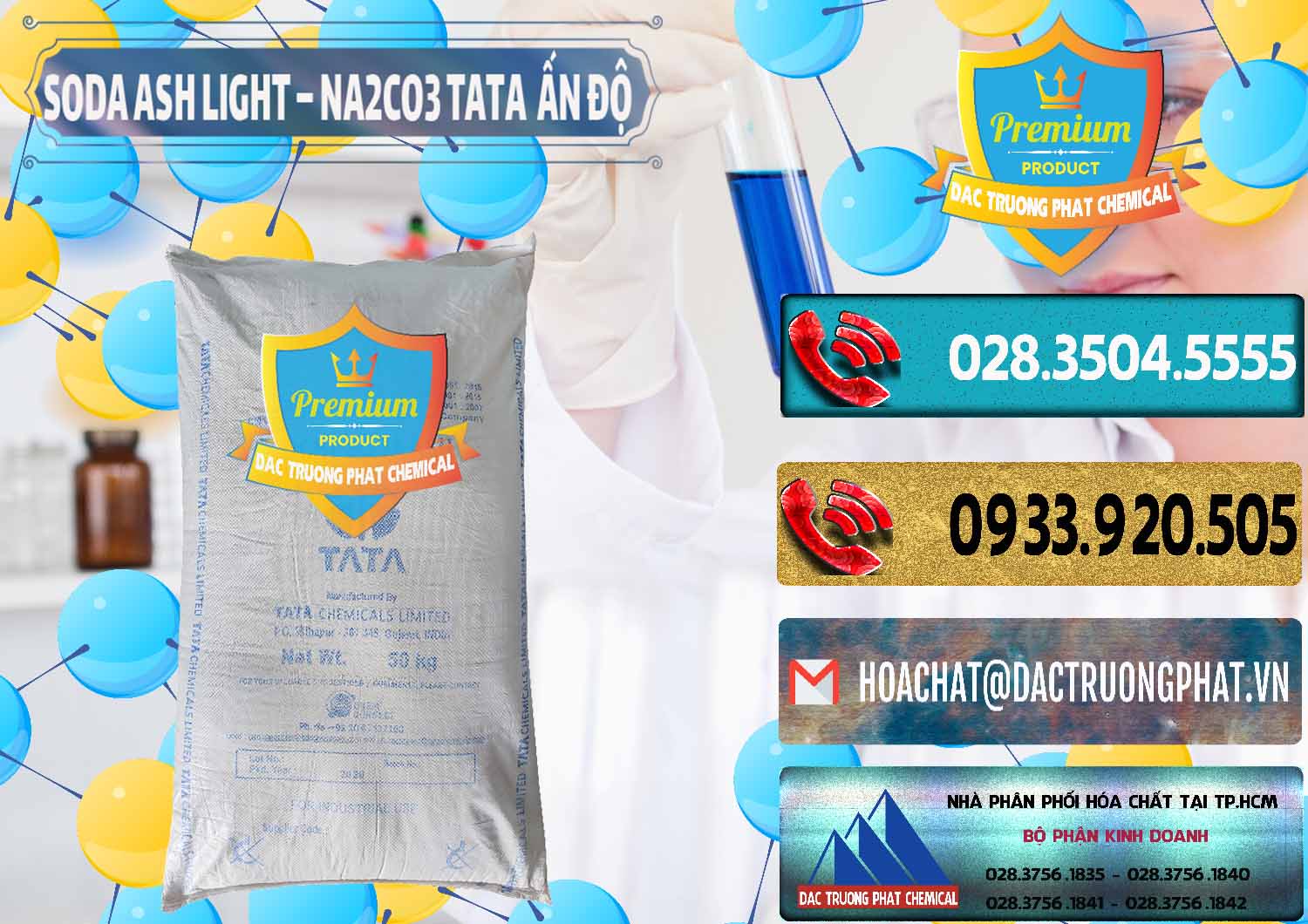 Công ty chuyên phân phối ( bán ) Soda Ash Light - NA2CO3 TATA Ấn Độ India - 0132 - Cung cấp ( phân phối ) hóa chất tại TP.HCM - hoachatdetnhuom.com