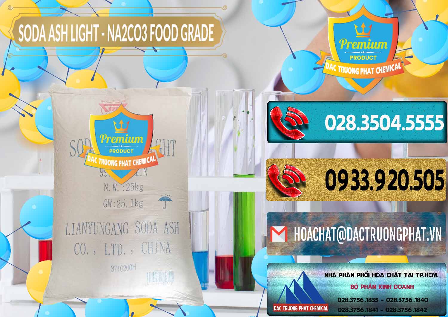 Soda Ash Light – NA2CO3 Food Grade Trung Quốc China Cty chuyên bán ( cung ứng ) Soda Ash Light – NA2CO3 Food Grade Trung Quốc China - 0127 - Chuyên phân phối - bán hóa chất tại TP.HCM - hoachatdetnhuom.com