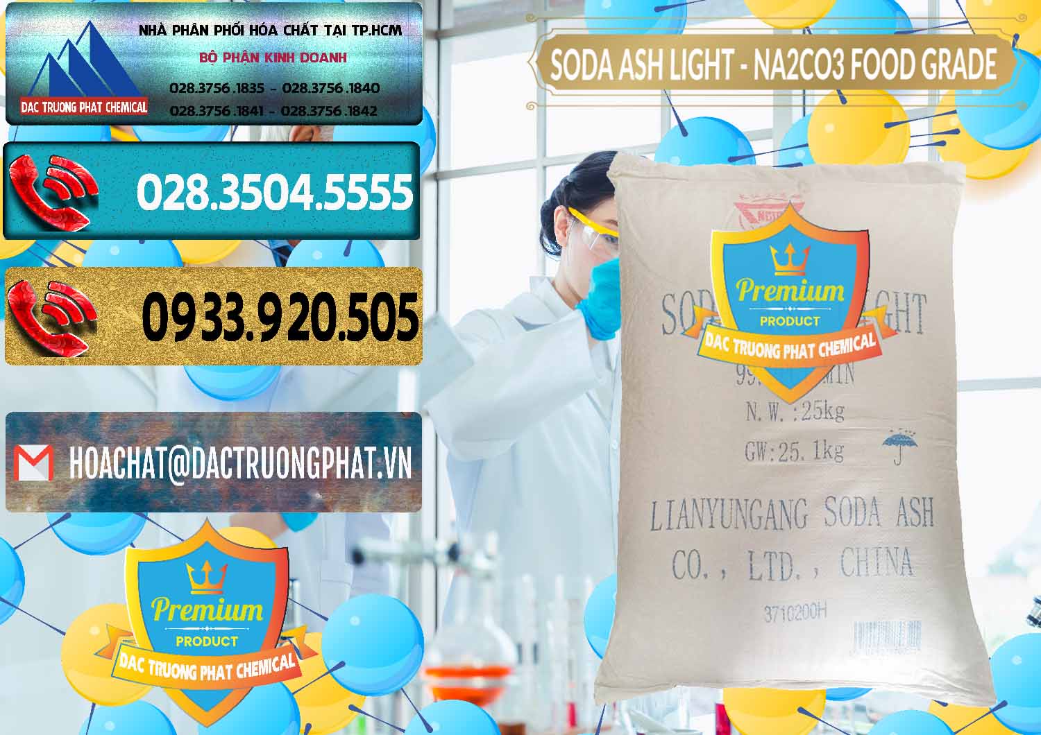 Soda Ash Light – NA2CO3 Food Grade Trung Quốc China Công ty chuyên cung ứng _ bán Soda Ash Light – NA2CO3 Food Grade Trung Quốc China - 0127 - Nơi phân phối và cung cấp hóa chất tại TP.HCM - hoachatdetnhuom.com