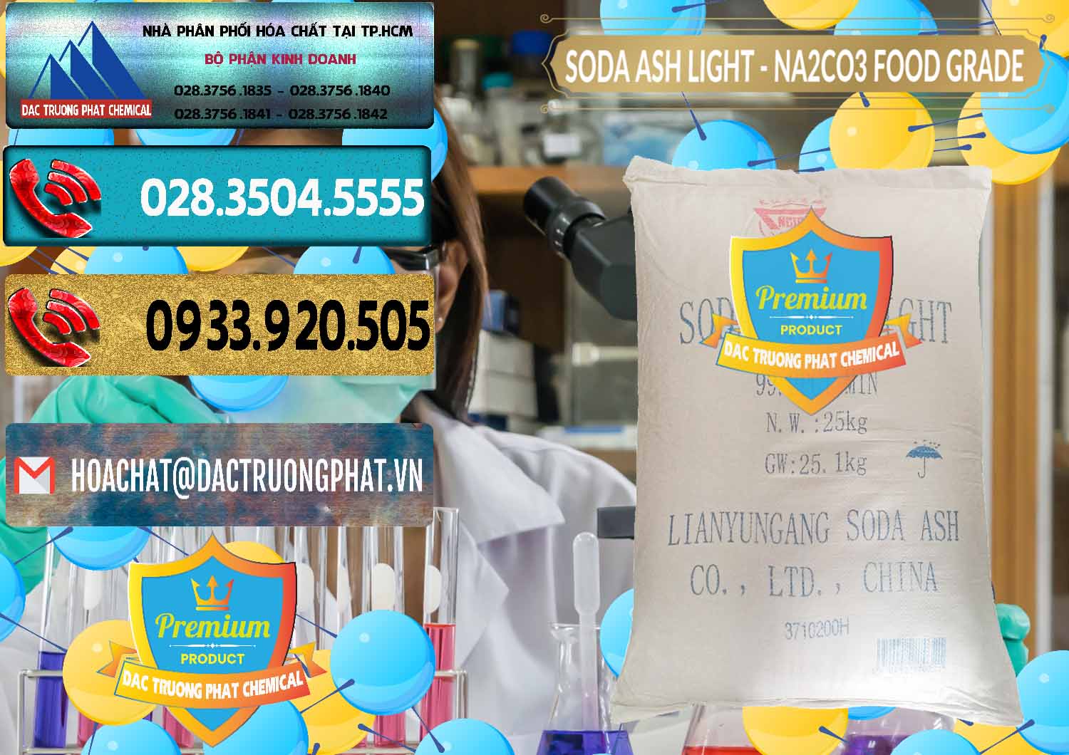 Soda Ash Light – NA2CO3 Food Grade Trung Quốc China Bán _ cung ứng Soda Ash Light – NA2CO3 Food Grade Trung Quốc China - 0127 - Cty chuyên nhập khẩu và cung cấp hóa chất tại TP.HCM - hoachatdetnhuom.com