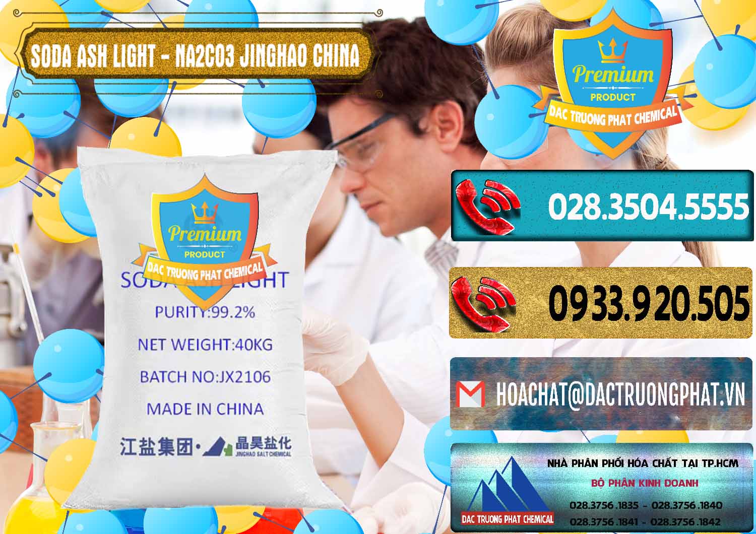 Đơn vị bán - phân phối Soda Ash Light - NA2CO3 Jinghao Trung Quốc China - 0339 - Cung cấp _ kinh doanh hóa chất tại TP.HCM - hoachatdetnhuom.com