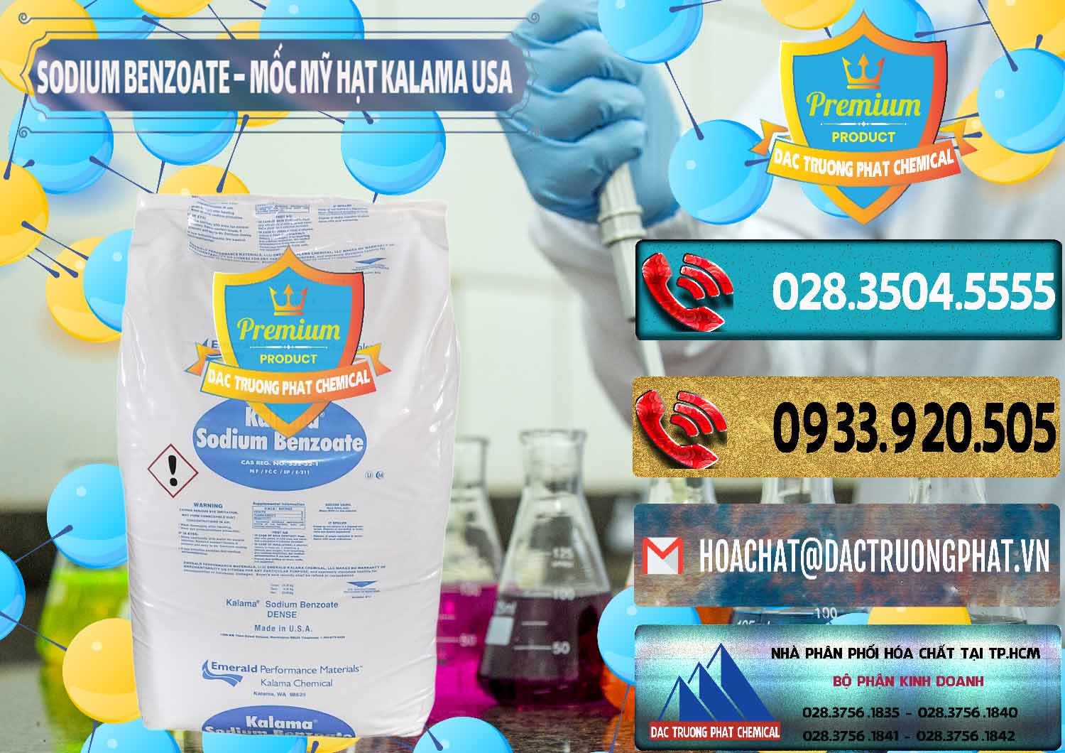 Chuyên phân phối & bán Sodium Benzoate - Mốc Hạt Kalama Food Grade Mỹ Usa - 0137 - Nơi chuyên cung ứng ( phân phối ) hóa chất tại TP.HCM - hoachatdetnhuom.com