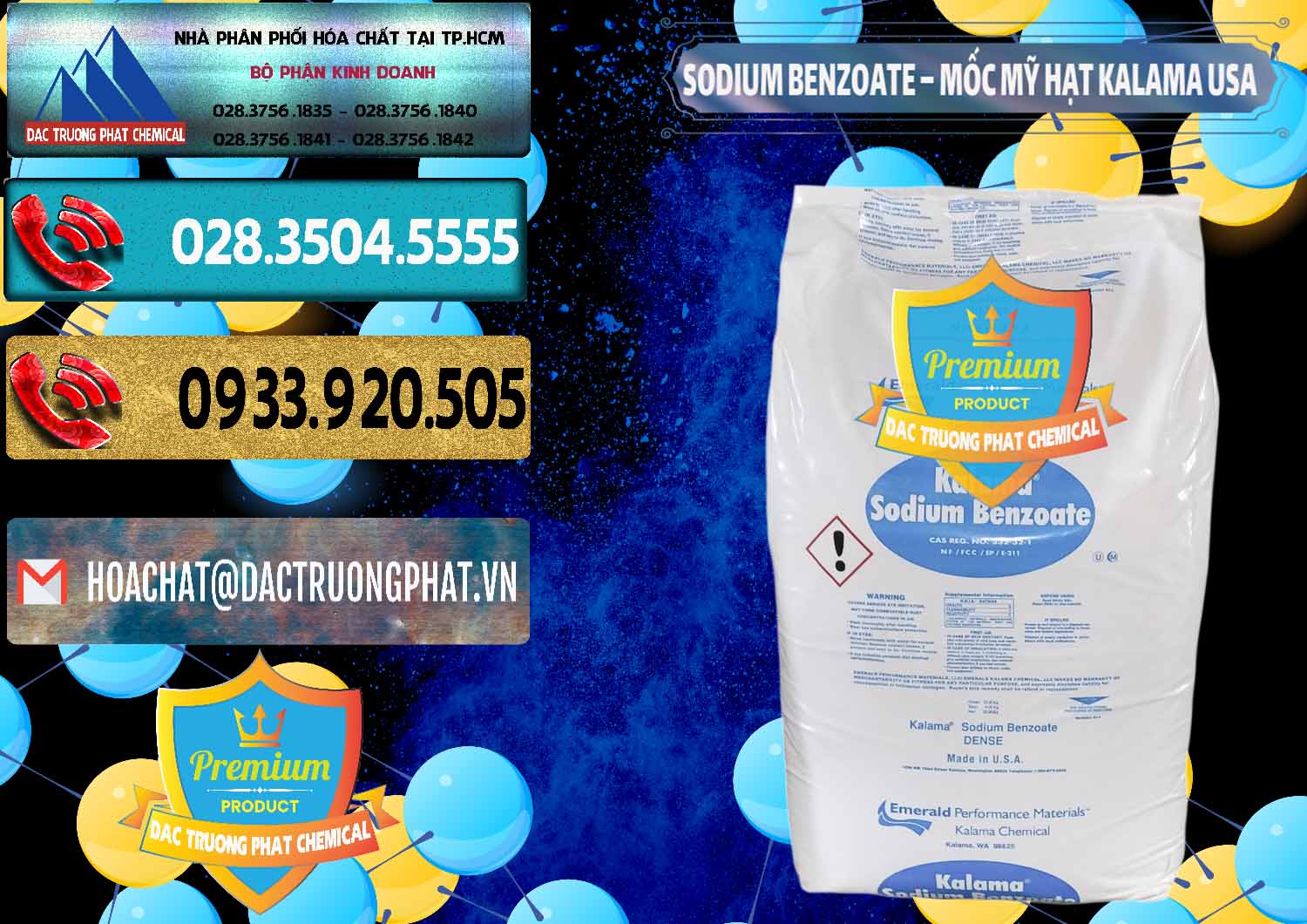 Nơi chuyên cung ứng > bán Chất bảo quản Sodium Benzoate Dạng Hạt | Natri Benzoate Dạng Hạt Kalama Food Mỹ Đơn vị kinh doanh ( bán ) Sodium Benzoate - Mốc Hạt Kalama Food Grade Mỹ Usa - 0137 - Nơi phân phối - cung ứng hóa chất tại TP.HCM - hoachatdetnhuom.com