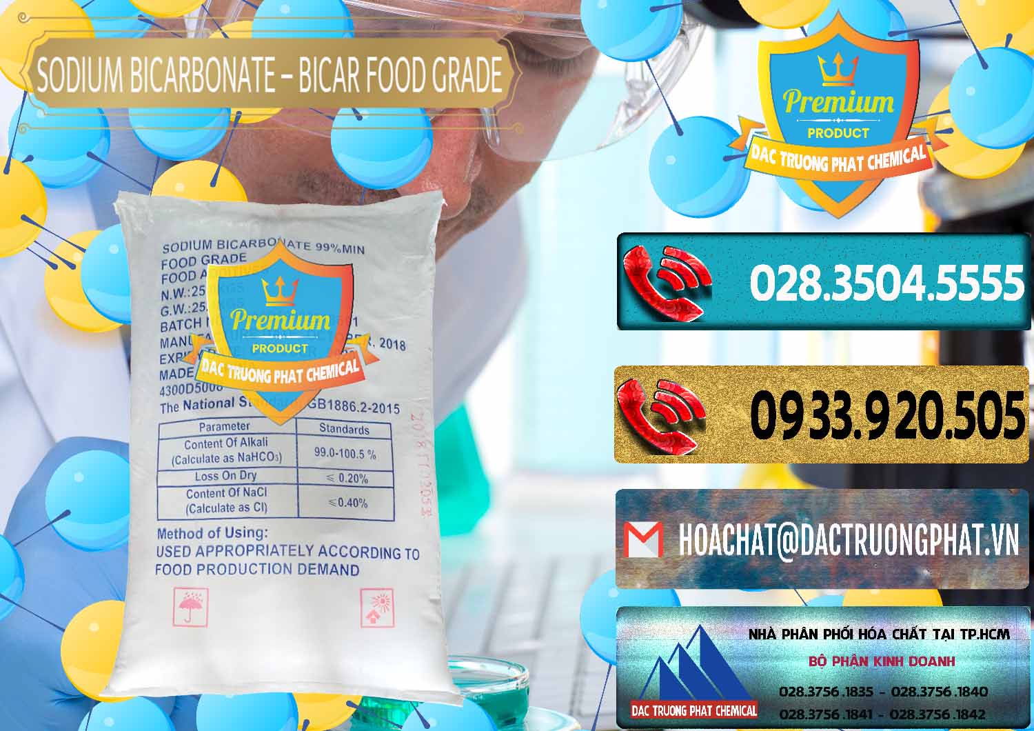 Nơi chuyên bán và cung ứng Sodium Bicarbonate – Bicar NaHCO3 Food Grade Trung Quốc China - 0138 - Cty chuyên phân phối ( cung ứng ) hóa chất tại TP.HCM - hoachatdetnhuom.com