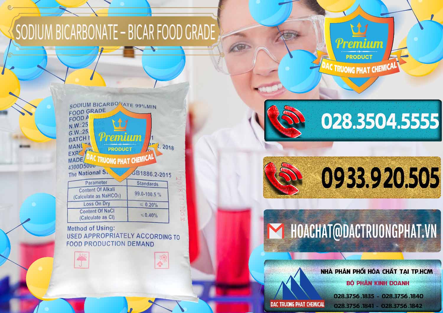 Đơn vị chuyên nhập khẩu ( bán ) Sodium Bicarbonate – Bicar NaHCO3 Food Grade Trung Quốc China - 0138 - Công ty chuyên kinh doanh - cung cấp hóa chất tại TP.HCM - hoachatdetnhuom.com