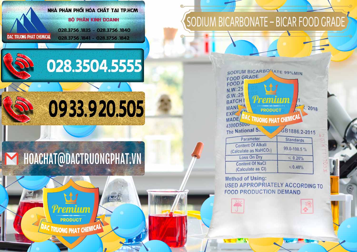 Bán _ phân phối Sodium Bicarbonate – Bicar NaHCO3 Food Grade Trung Quốc China - 0138 - Cty chuyên cung cấp ( nhập khẩu ) hóa chất tại TP.HCM - hoachatdetnhuom.com