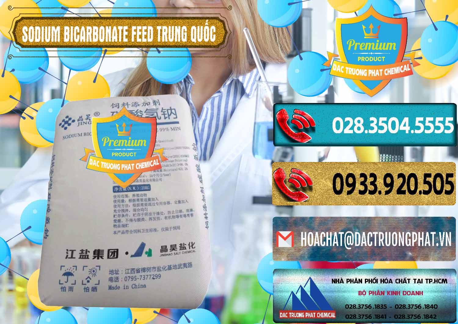 Công ty chuyên phân phối - bán Sodium Bicarbonate – Bicar NaHCO3 Feed Jing Hao Trung Quốc China - 0380 - Cty phân phối & cung ứng hóa chất tại TP.HCM - hoachatdetnhuom.com