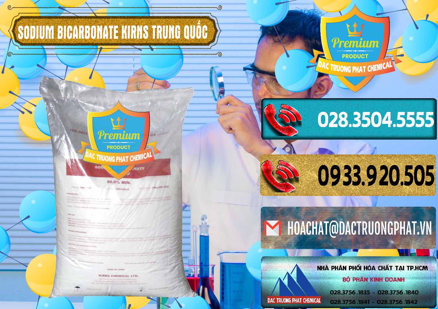 Nơi chuyên bán và phân phối Sodium Bicarbonate – Bicar NaHCO3 Food Grade Kirns Trung Quốc - 0217 - Cty bán và cung cấp hóa chất tại TP.HCM - hoachatdetnhuom.com