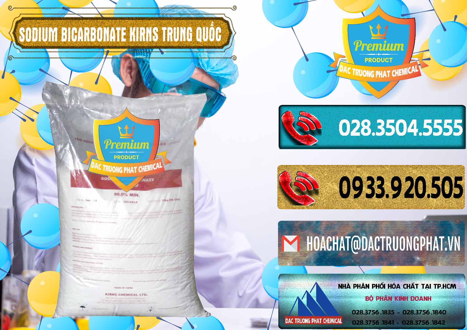 Chuyên bán - phân phối Sodium Bicarbonate – Bicar NaHCO3 Food Grade Kirns Trung Quốc - 0217 - Cty phân phối & kinh doanh hóa chất tại TP.HCM - hoachatdetnhuom.com