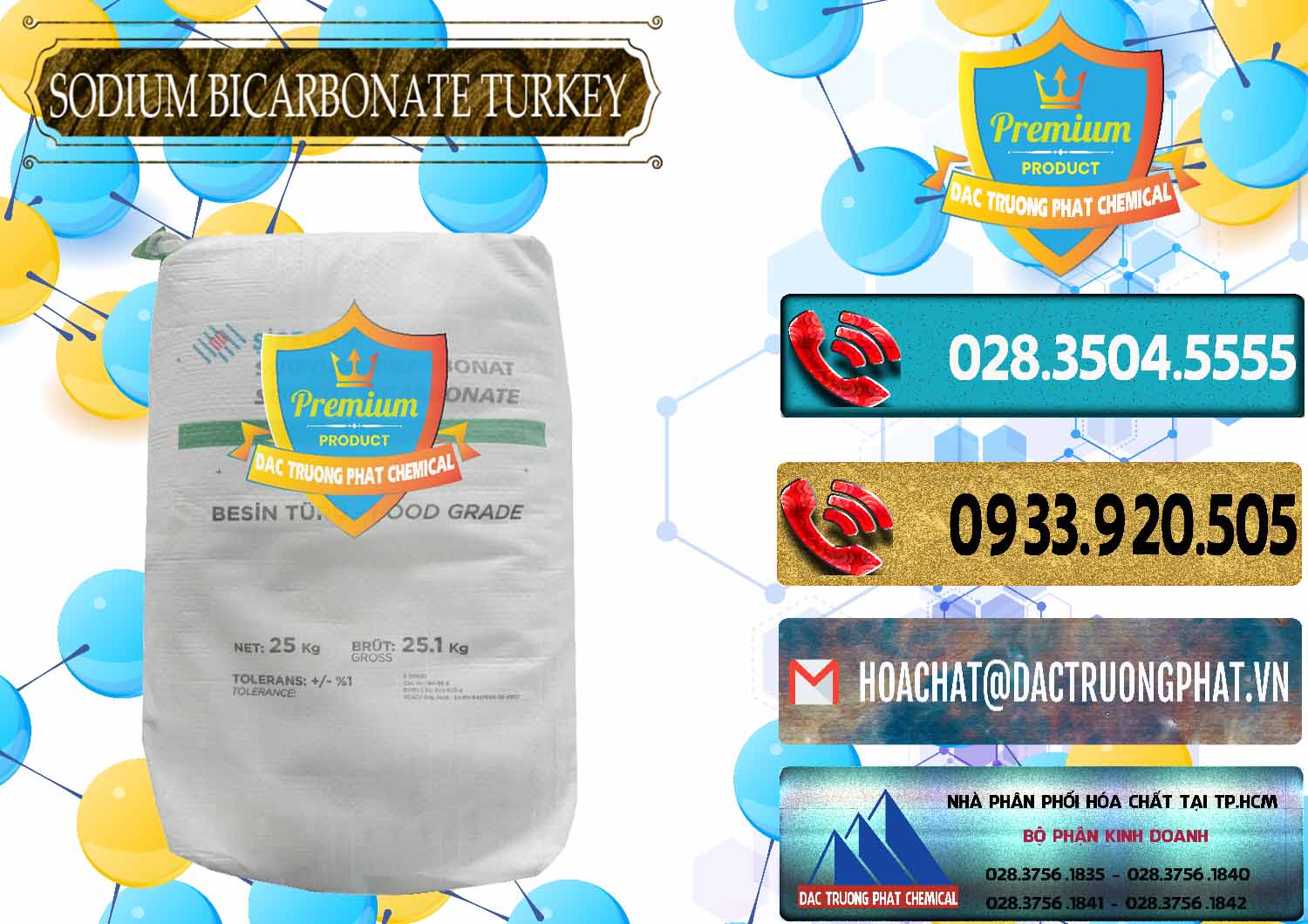 Cty kinh doanh - bán Sodium Bicarbonate – Bicar NaHCO3 Food Grade Thổ Nhĩ Kỳ Turkey - 0219 - Nơi bán - phân phối hóa chất tại TP.HCM - hoachatdetnhuom.com