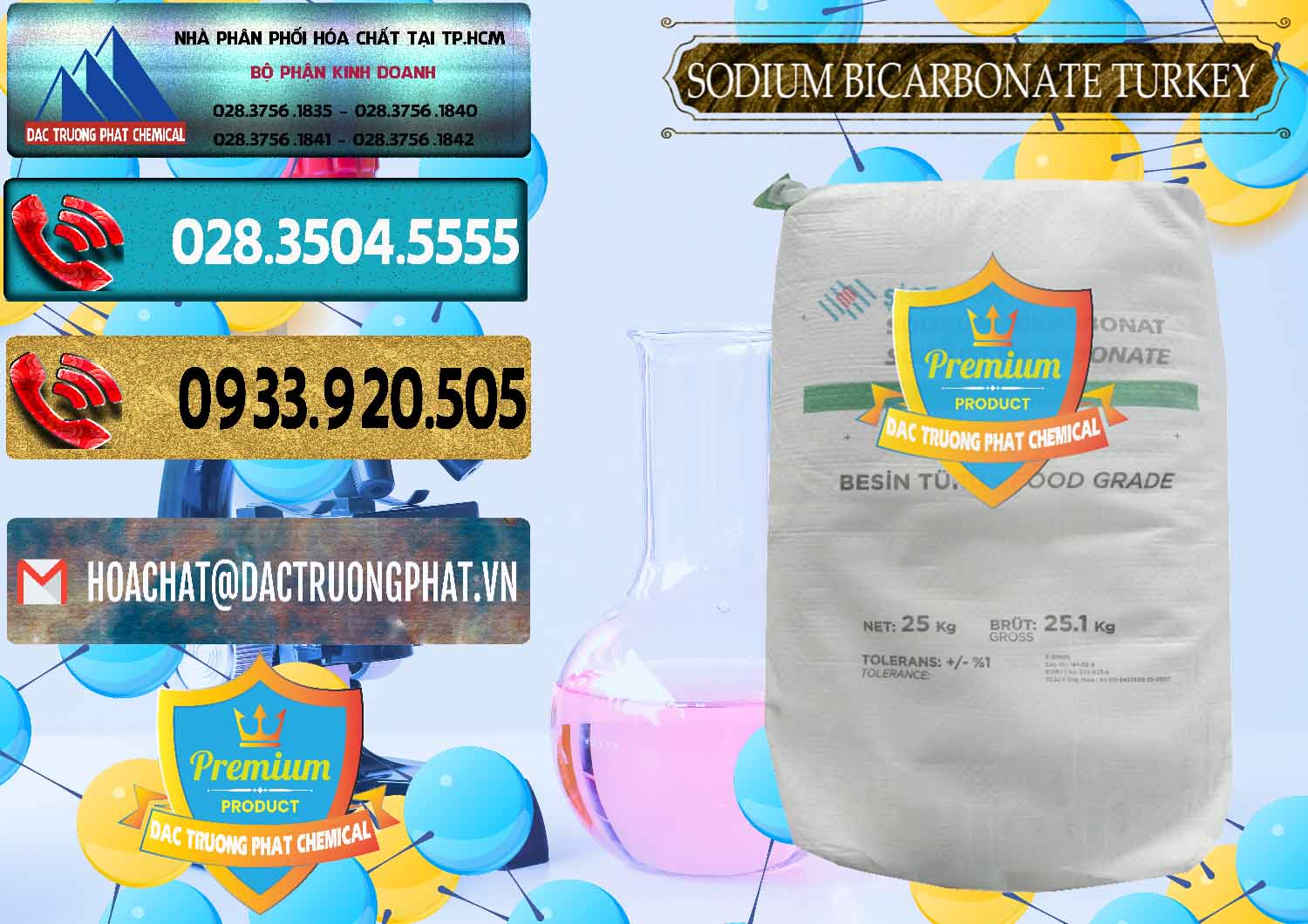 Công ty kinh doanh và bán Sodium Bicarbonate – Bicar NaHCO3 Food Grade Thổ Nhĩ Kỳ Turkey - 0219 - Cty phân phối và bán hóa chất tại TP.HCM - hoachatdetnhuom.com