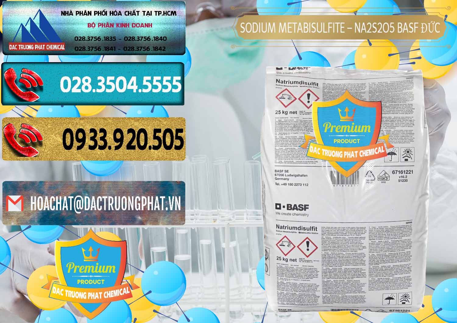 Cung cấp và bán Sodium Metabisulfite - NA2S2O5 Food Grade BASF Đức Germany - 0143 - Đơn vị bán ( cung cấp ) hóa chất tại TP.HCM - hoachatdetnhuom.com