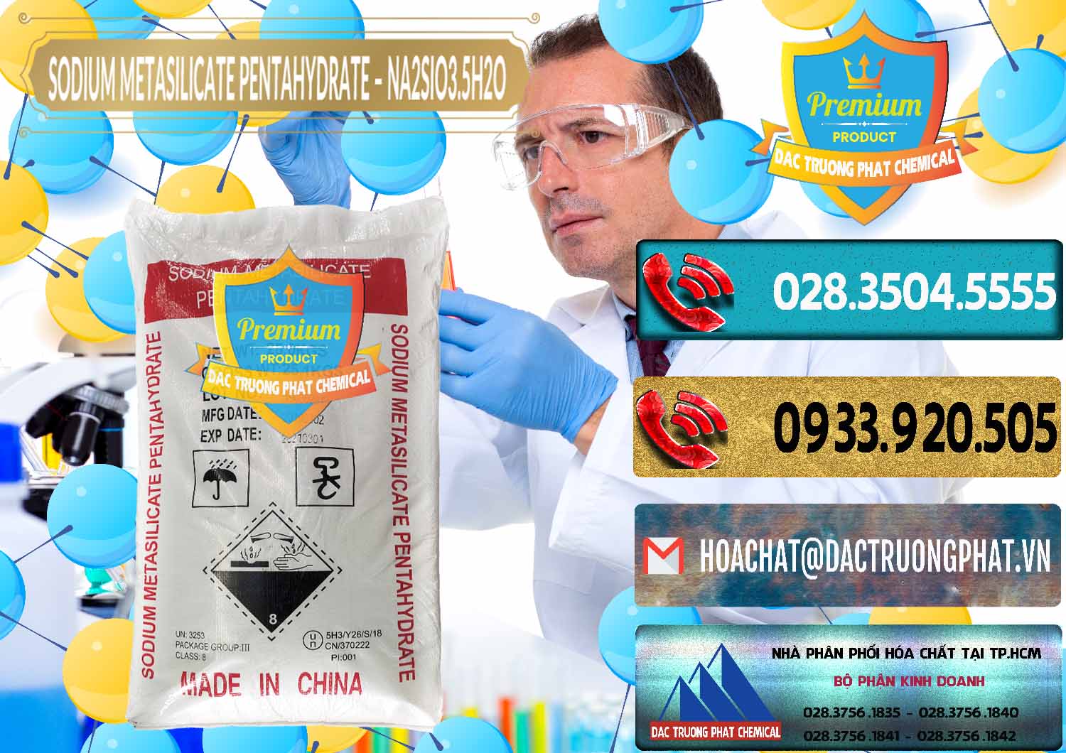 Nơi bán ( cung cấp ) Sodium Metasilicate Pentahydrate – Silicate Bột Trung Quốc China - 0147 - Nhập khẩu & phân phối hóa chất tại TP.HCM - hoachatdetnhuom.com