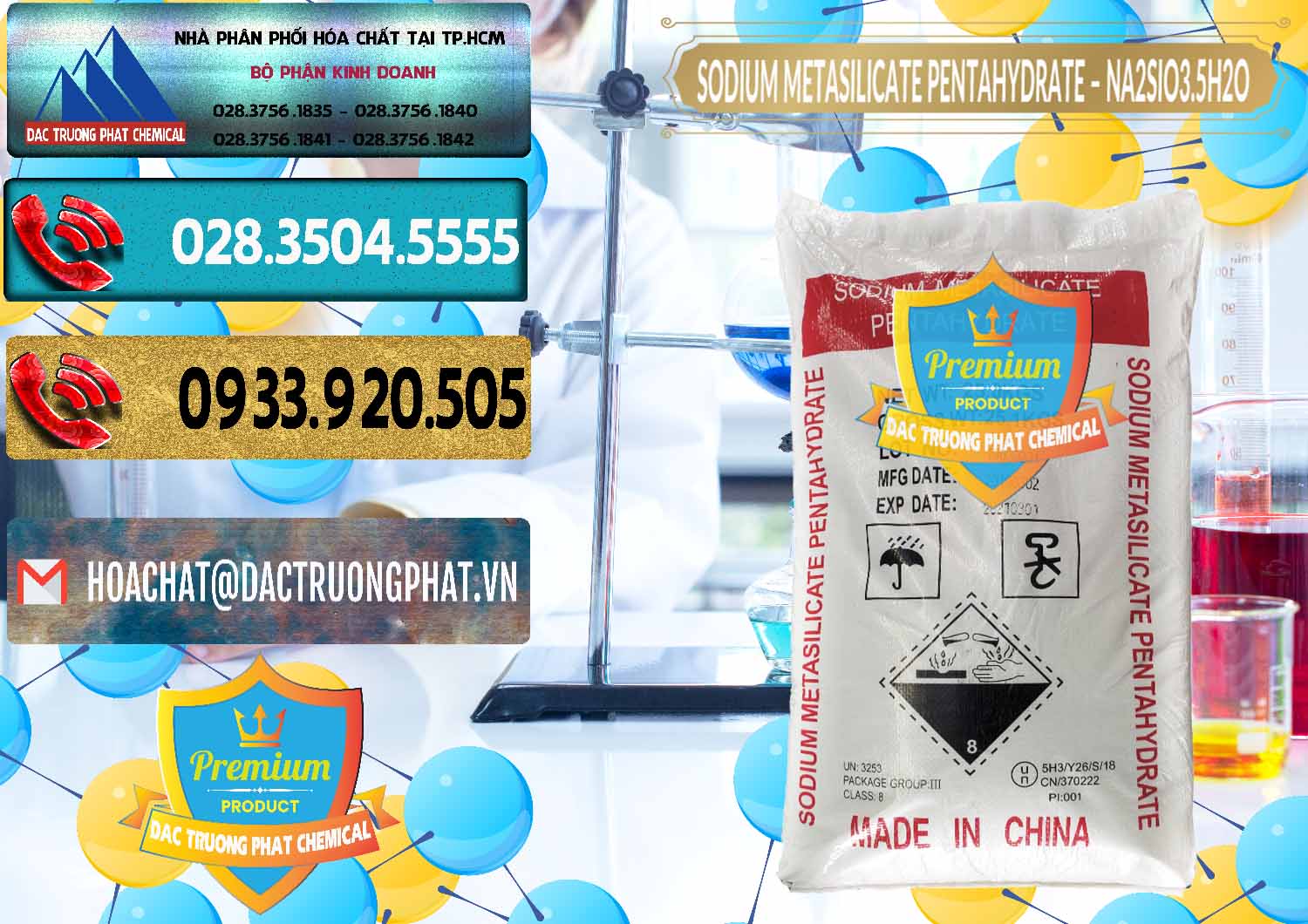 Công ty bán - phân phối Sodium Metasilicate Pentahydrate – Silicate Bột Trung Quốc China - 0147 - Nhà phân phối ( nhập khẩu ) hóa chất tại TP.HCM - hoachatdetnhuom.com