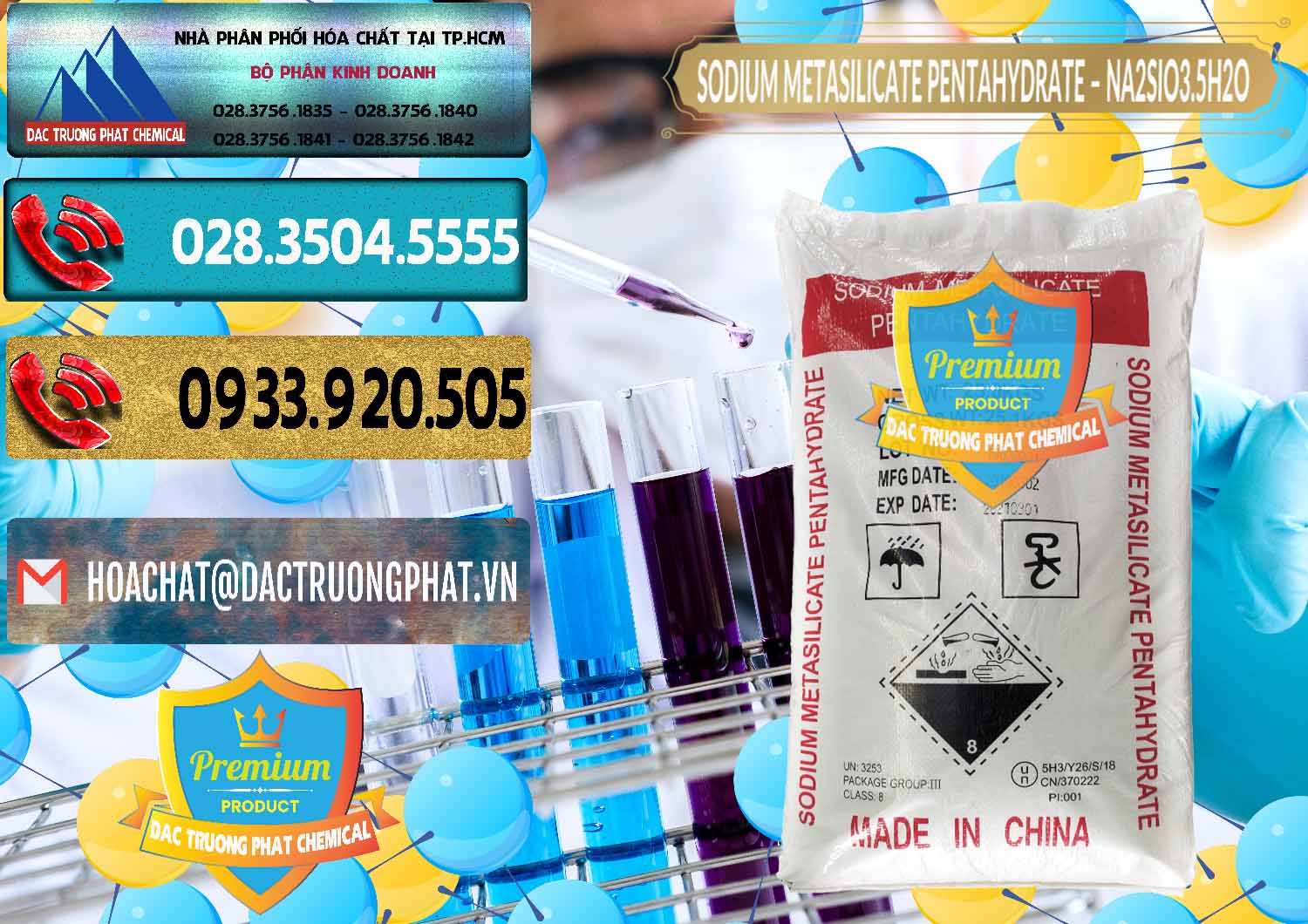 Nơi chuyên bán và cung ứng Sodium Metasilicate Pentahydrate – Silicate Bột Trung Quốc China - 0147 - Đơn vị bán & cung cấp hóa chất tại TP.HCM - hoachatdetnhuom.com