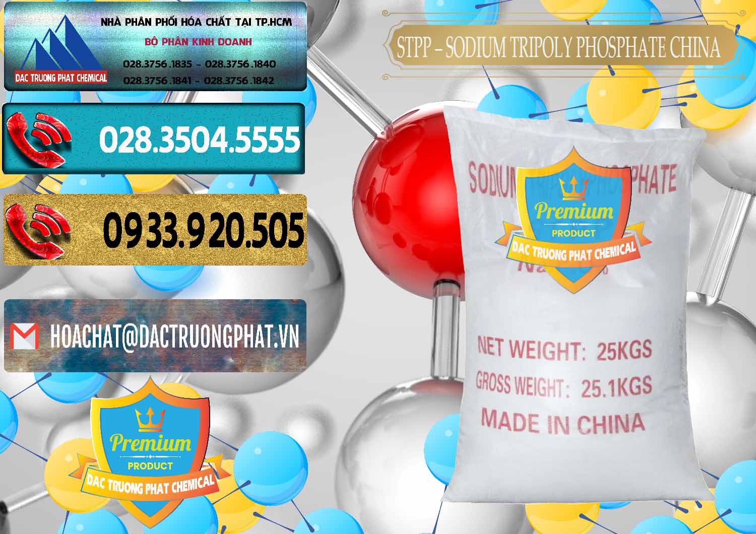 Đơn vị chuyên cung cấp - bán Sodium Tripoly Phosphate - STPP 96% Chữ Đỏ Trung Quốc China - 0155 - Cty cung ứng & phân phối hóa chất tại TP.HCM - hoachatdetnhuom.com