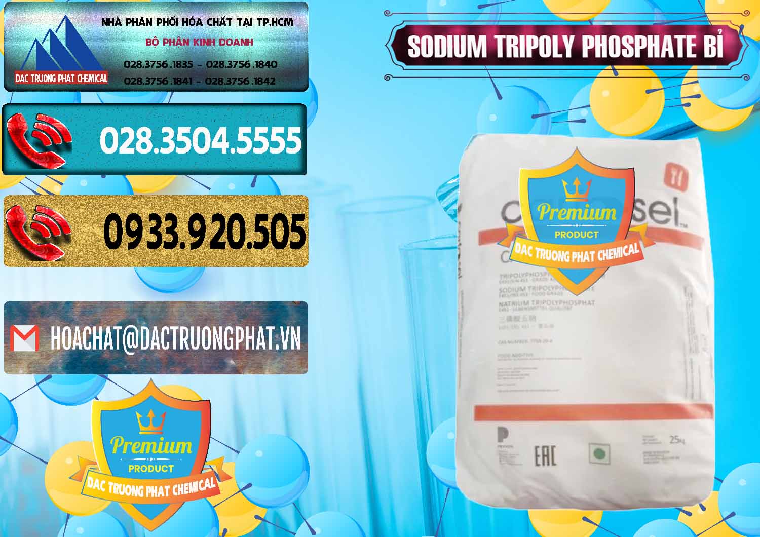 Công ty chuyên nhập khẩu và bán Sodium Tripoly Phosphate - STPP Carfosel 991 Bỉ Belgium - 0429 - Chuyên bán và cung cấp hóa chất tại TP.HCM - hoachatdetnhuom.com
