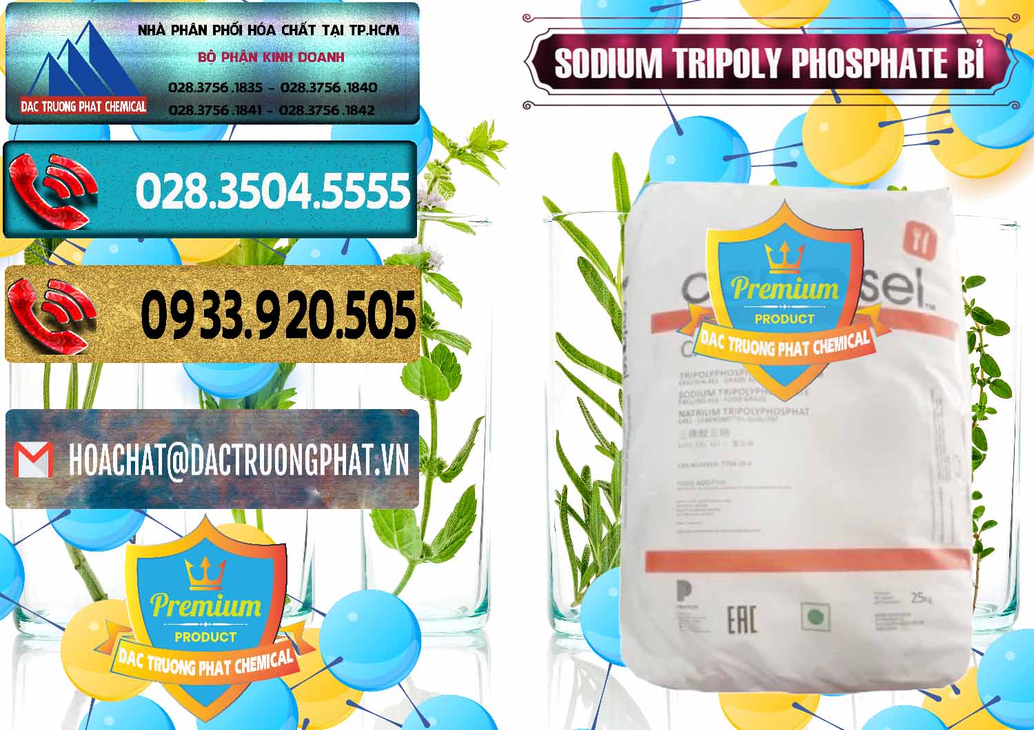 Nơi chuyên kinh doanh & bán Sodium Tripoly Phosphate - STPP Carfosel 991 Bỉ Belgium - 0429 - Công ty kinh doanh & cung cấp hóa chất tại TP.HCM - hoachatdetnhuom.com