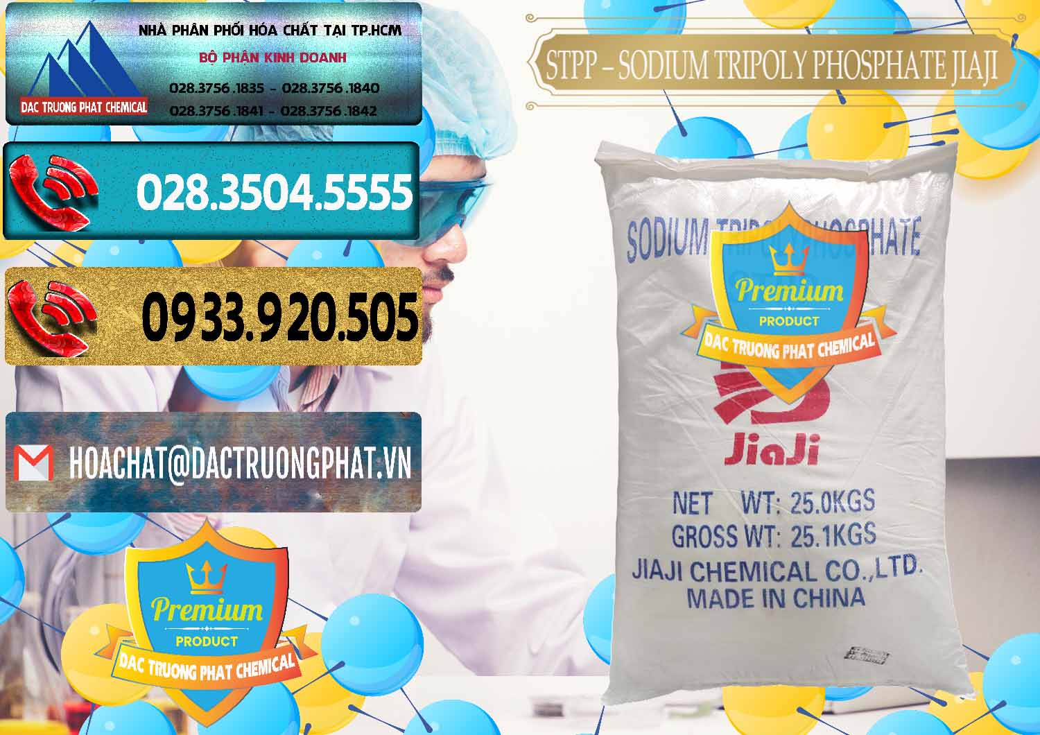 Cty chuyên cung ứng ( bán ) Sodium Tripoly Phosphate - STPP Jiaji Trung Quốc China - 0154 - Công ty chuyên kinh doanh ( phân phối ) hóa chất tại TP.HCM - hoachatdetnhuom.com