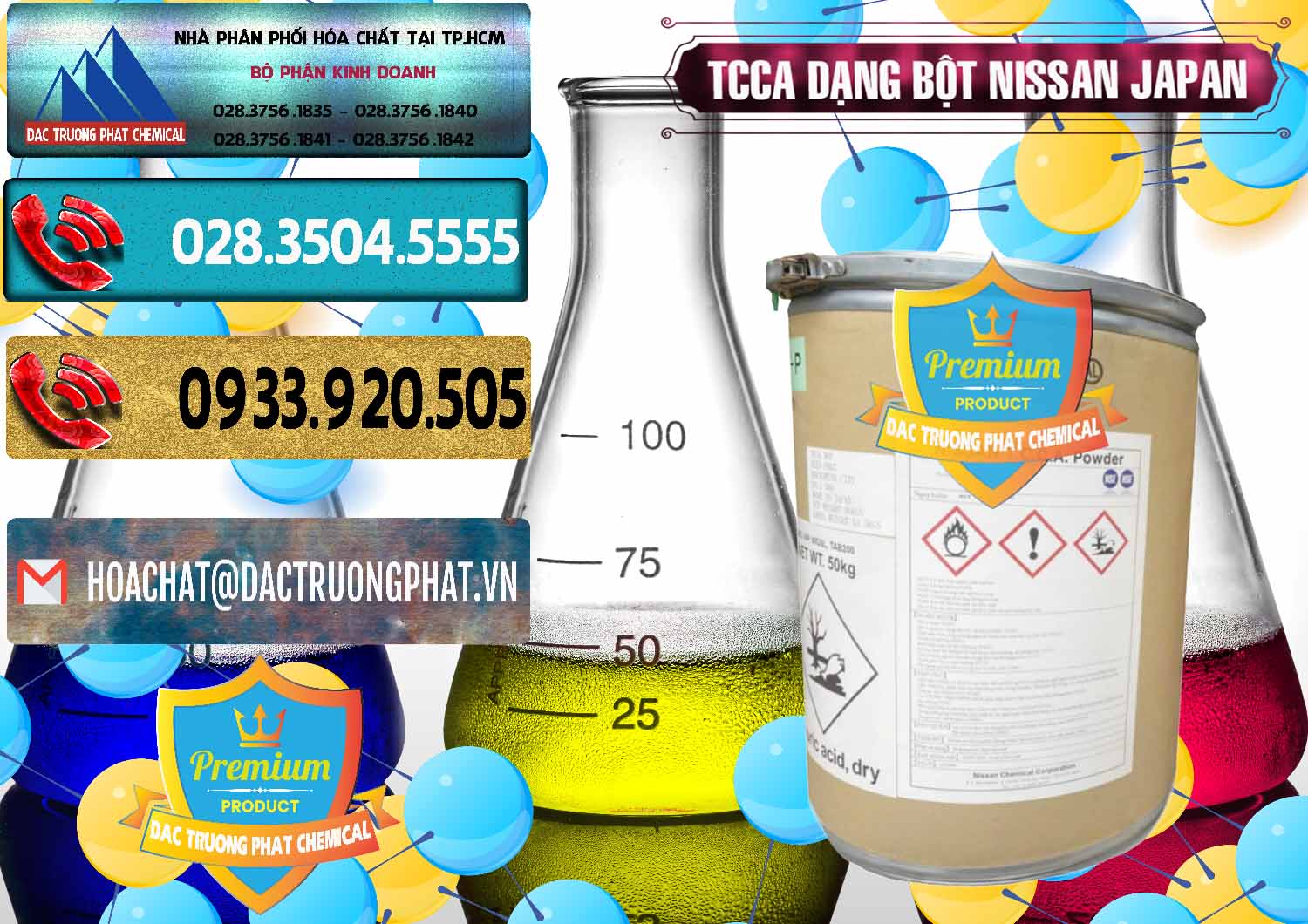 Công ty chuyên bán ( cung cấp ) TCCA - Acid Trichloroisocyanuric 90% Dạng Bột Nissan Nhật Bản Japan - 0375 - Phân phối _ cung cấp hóa chất tại TP.HCM - hoachatdetnhuom.com