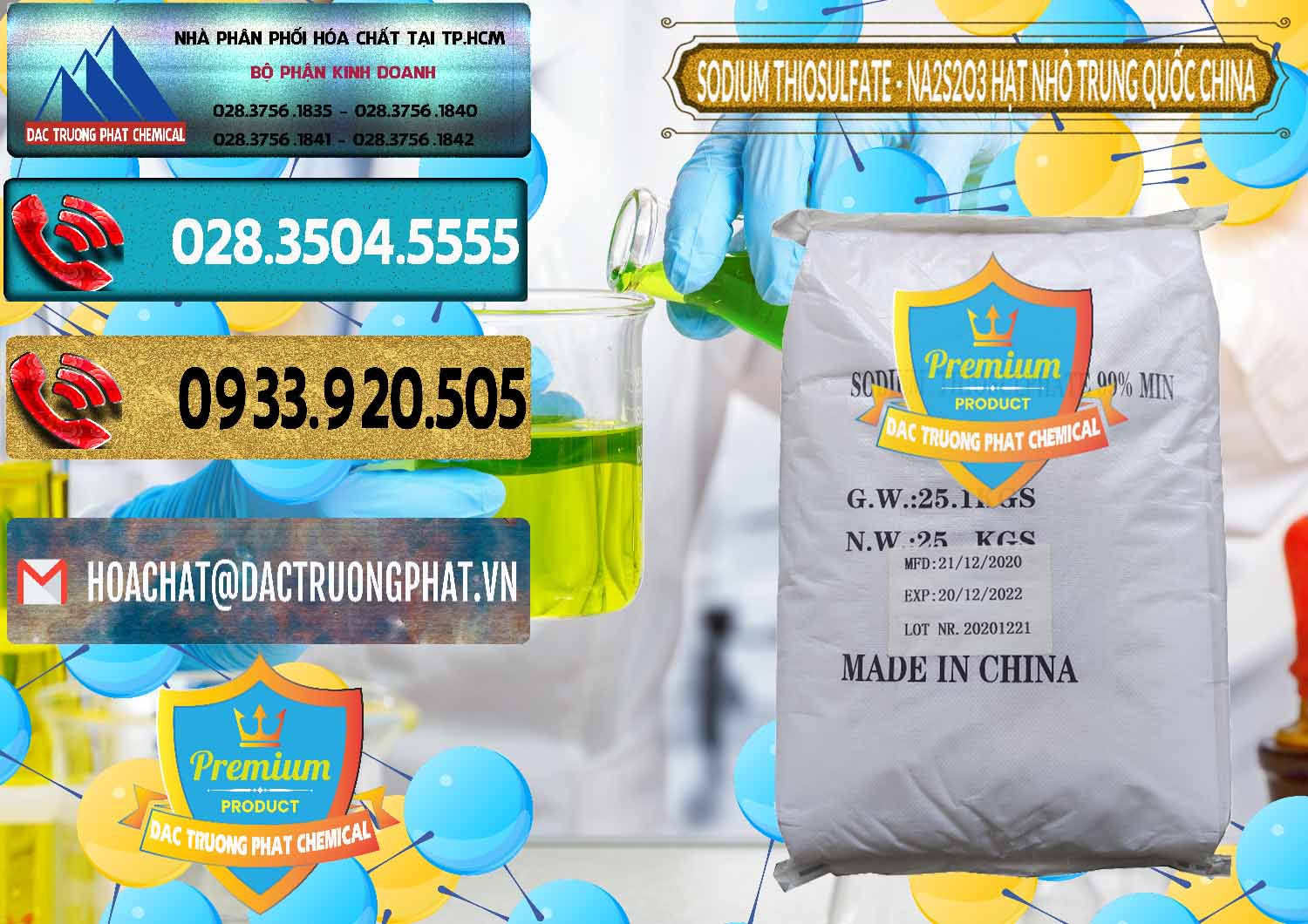 Công ty bán - cung cấp Sodium Thiosulfate - NA2S2O3 Hạt Nhỏ Trung Quốc China - 0204 - Công ty chuyên cung cấp & kinh doanh hóa chất tại TP.HCM - hoachatdetnhuom.com