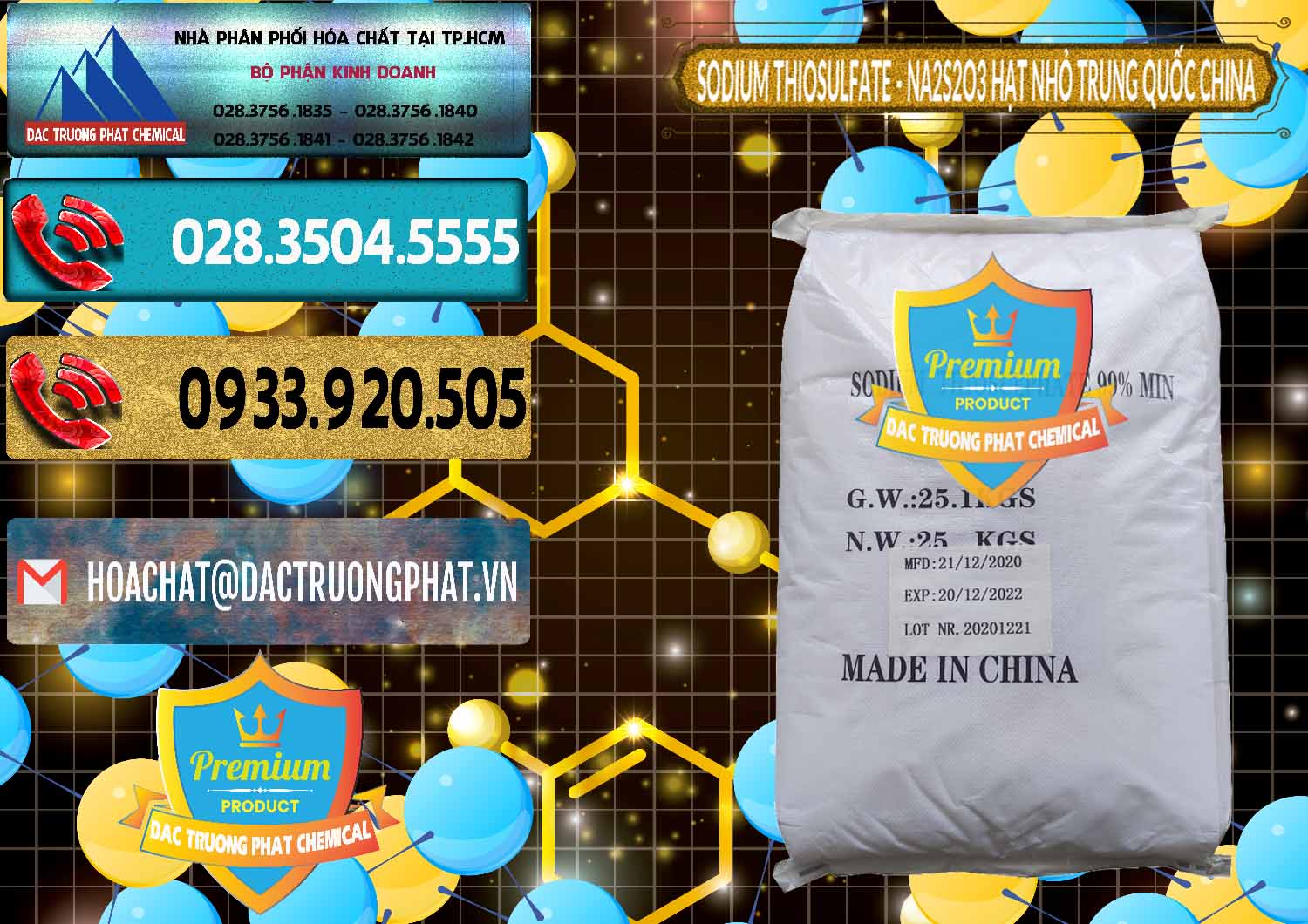 Công ty cung ứng & bán Sodium Thiosulfate - NA2S2O3 Hạt Nhỏ Trung Quốc China - 0204 - Nơi phân phối và cung cấp hóa chất tại TP.HCM - hoachatdetnhuom.com