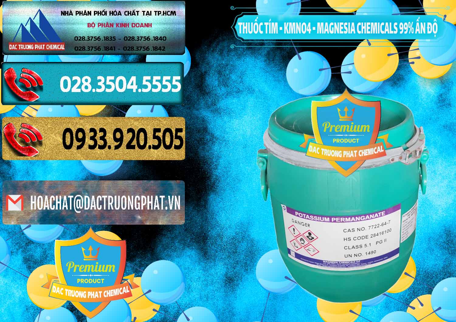 Nhà phân phối _ bán Thuốc Tím - KMNO4 Magnesia Chemicals 99% Ấn Độ India - 0251 - Đơn vị phân phối ( cung cấp ) hóa chất tại TP.HCM - hoachatdetnhuom.com