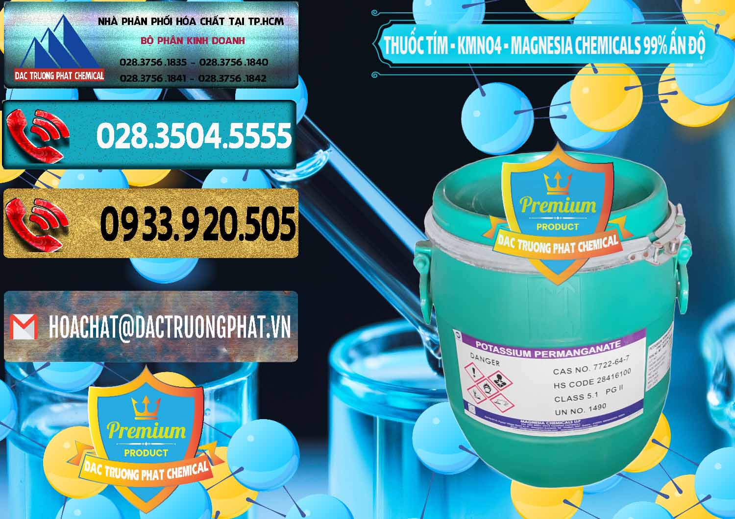 Đơn vị kinh doanh - bán Thuốc Tím - KMNO4 Magnesia Chemicals 99% Ấn Độ India - 0251 - Công ty bán và cung cấp hóa chất tại TP.HCM - hoachatdetnhuom.com
