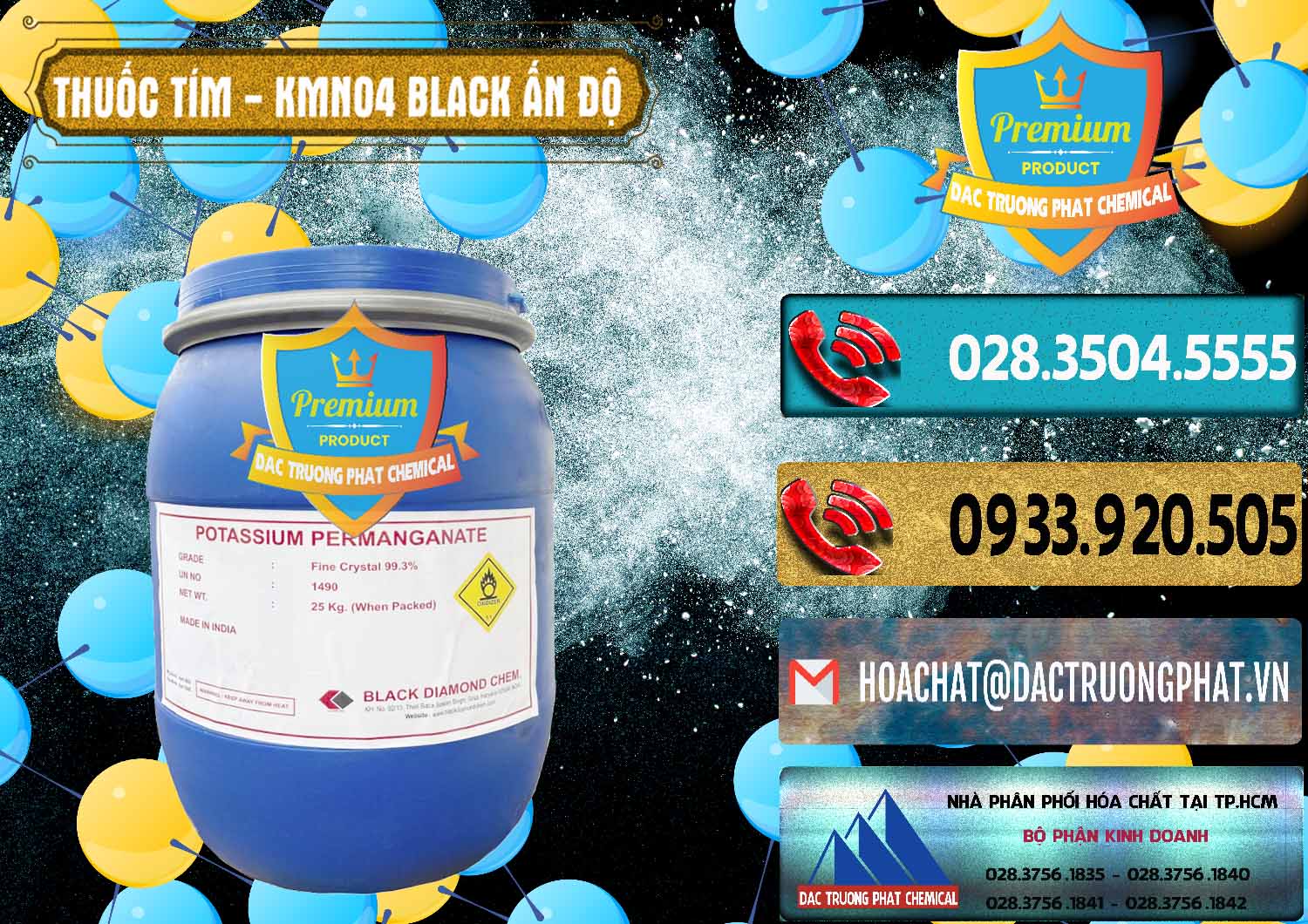 Công ty bán - phân phối Thuốc Tím - KMNO4 Black Diamond Ấn Độ India - 0414 - Nhà phân phối và cung cấp hóa chất tại TP.HCM - hoachatdetnhuom.com