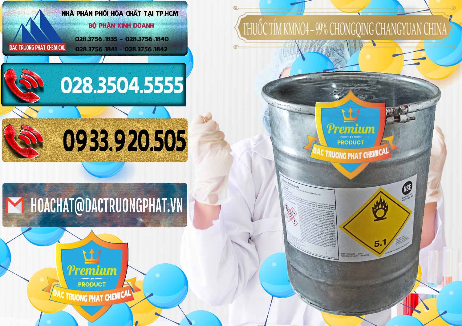 Nơi kinh doanh - bán Thuốc Tím – KMNO4 99% Chongqing Changyuan Trung Quốc China - 0166 - Công ty cung cấp và phân phối hóa chất tại TP.HCM - hoachatdetnhuom.com