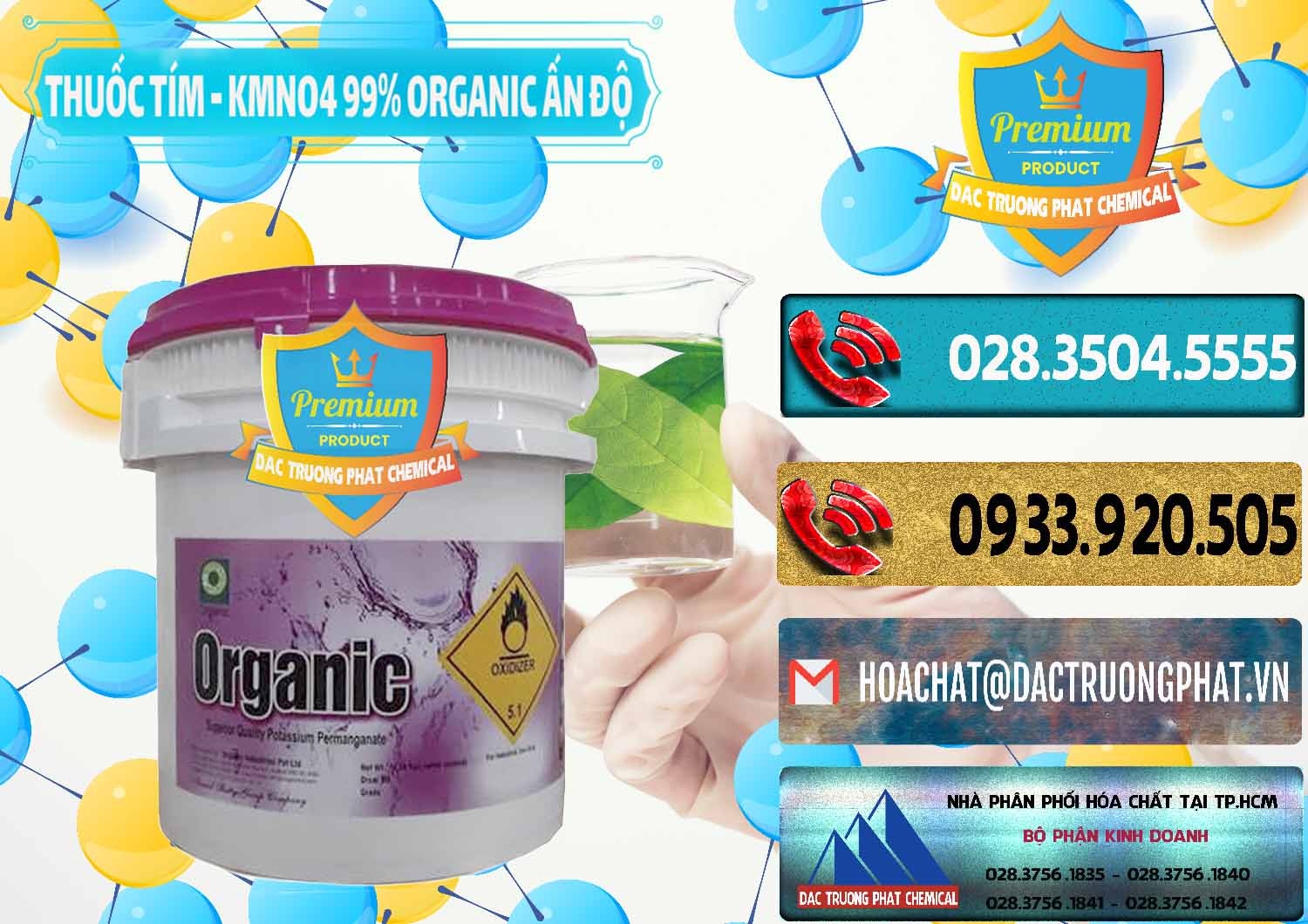 Chuyên bán & cung cấp Thuốc Tím - KMNO4 99% Organic Ấn Độ India - 0216 - Đơn vị cung cấp ( phân phối ) hóa chất tại TP.HCM - hoachatdetnhuom.com
