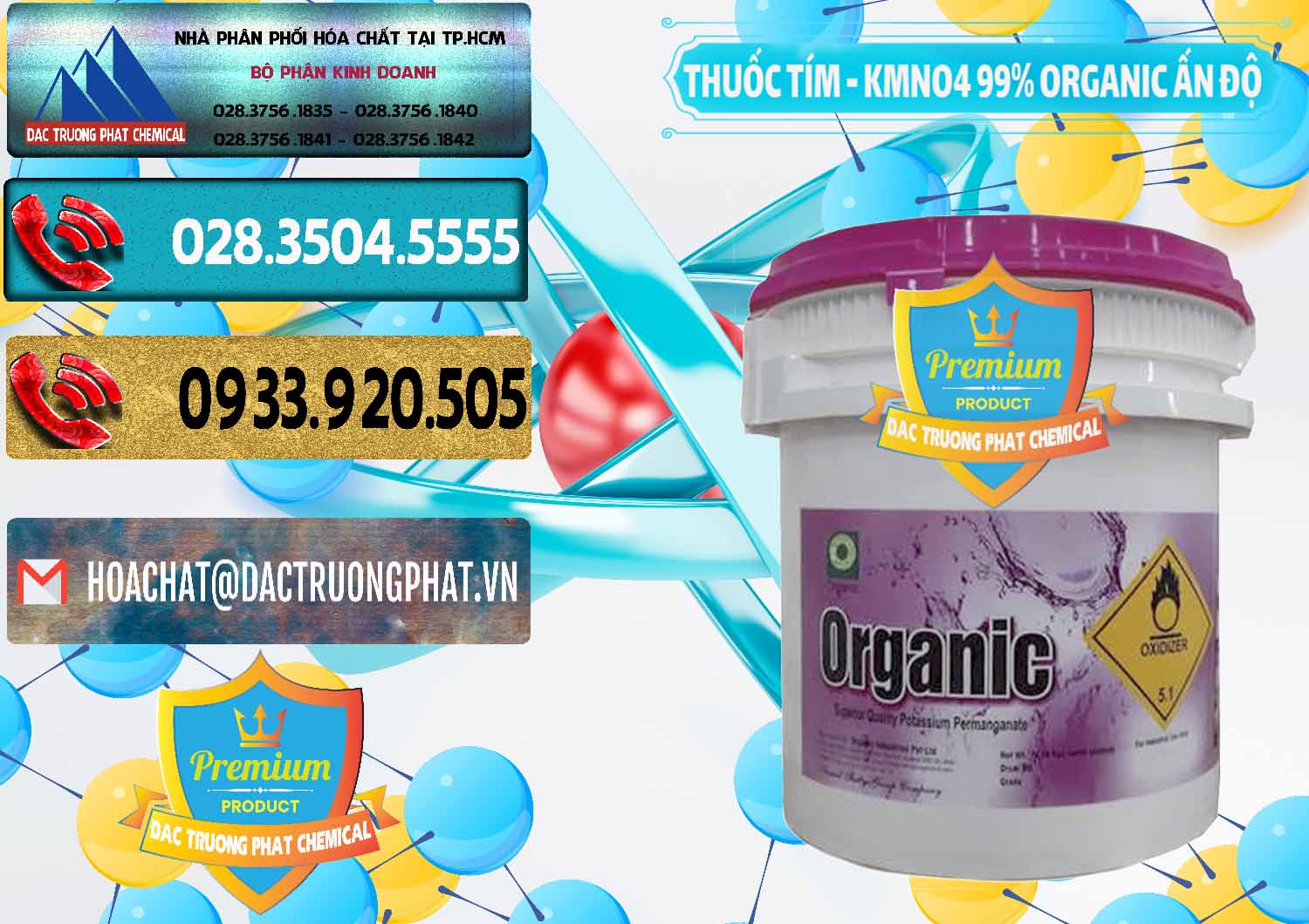 Kinh doanh ( bán ) Thuốc Tím - KMNO4 99% Organic Ấn Độ India - 0216 - Nơi bán và cung cấp hóa chất tại TP.HCM - hoachatdetnhuom.com