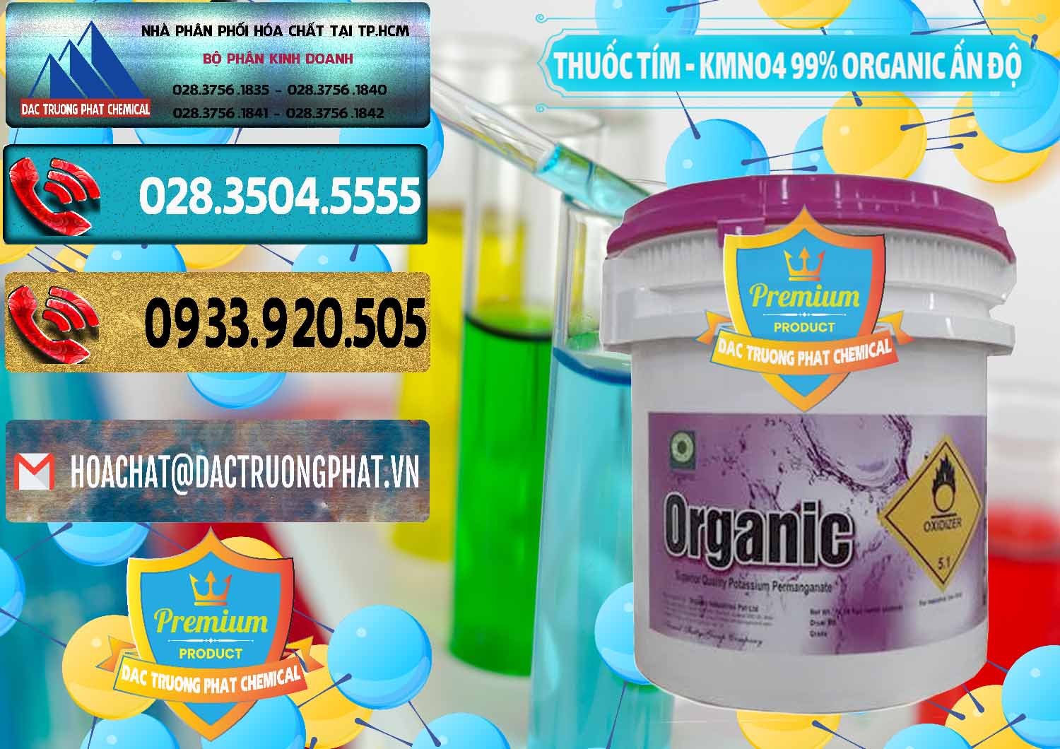 Nơi bán - phân phối Thuốc Tím - KMNO4 99% Organic Ấn Độ India - 0216 - Chuyên phân phối và cung ứng hóa chất tại TP.HCM - hoachatdetnhuom.com