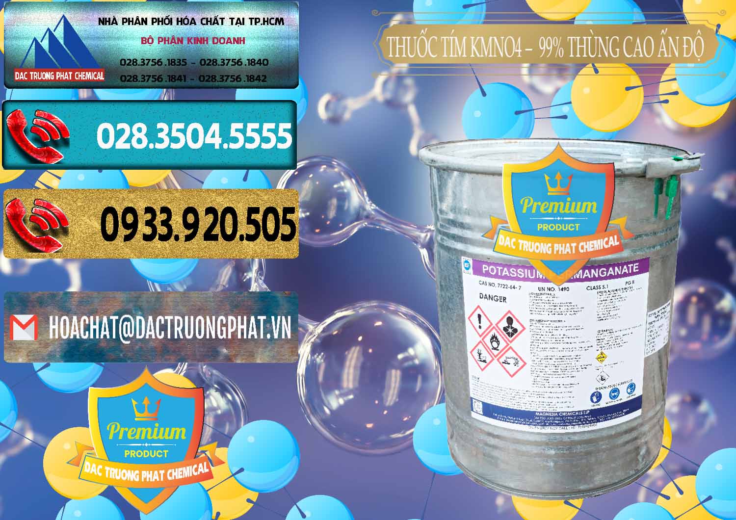 Công ty chuyên bán _ phân phối Thuốc Tím - KMNO4 Thùng Cao 99% Magnesia Chemicals Ấn Độ India - 0164 - Nhập khẩu & cung cấp hóa chất tại TP.HCM - hoachatdetnhuom.com