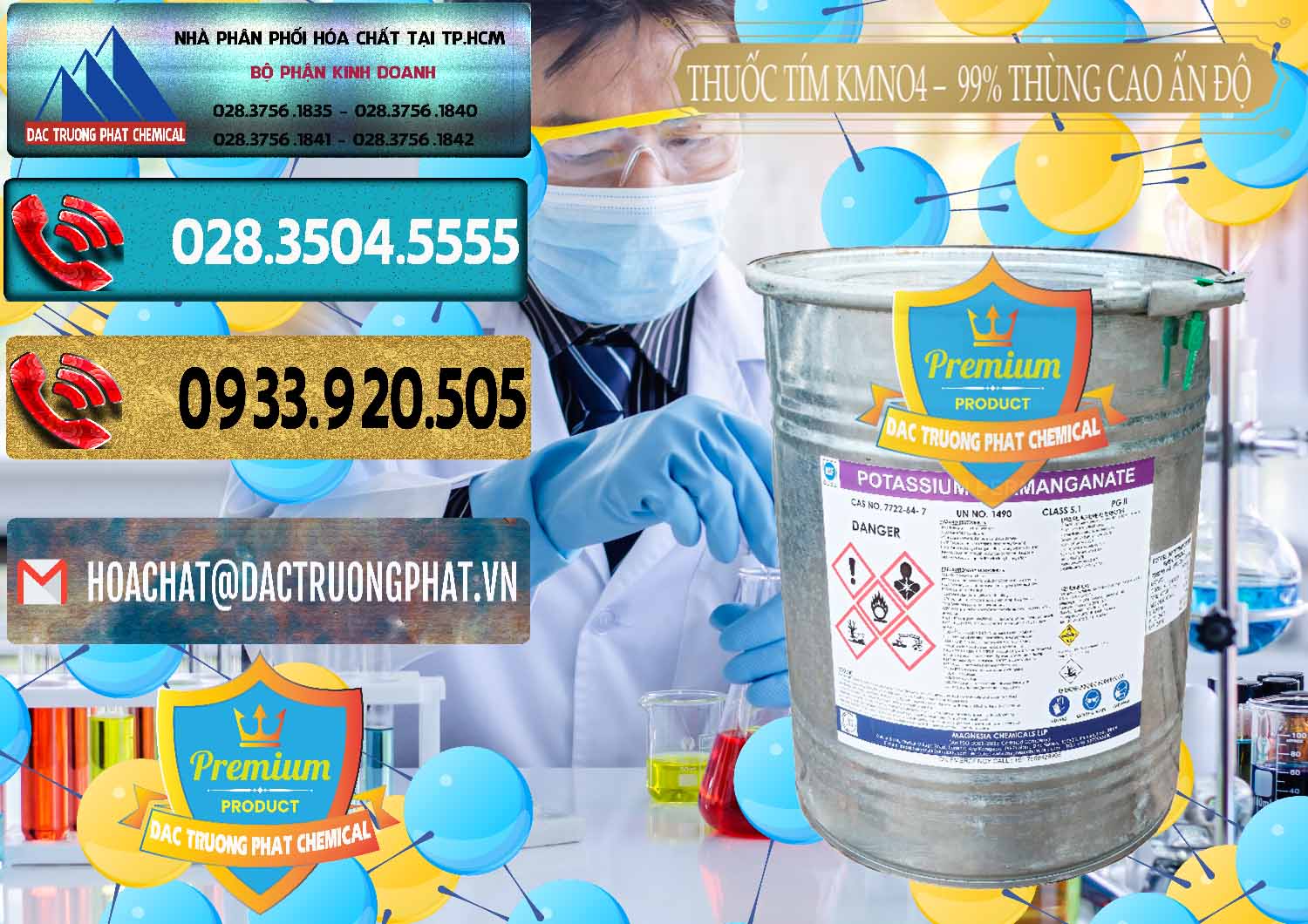 Công ty chuyên cung ứng và bán Thuốc Tím - KMNO4 Thùng Cao 99% Magnesia Chemicals Ấn Độ India - 0164 - Cty kinh doanh và phân phối hóa chất tại TP.HCM - hoachatdetnhuom.com