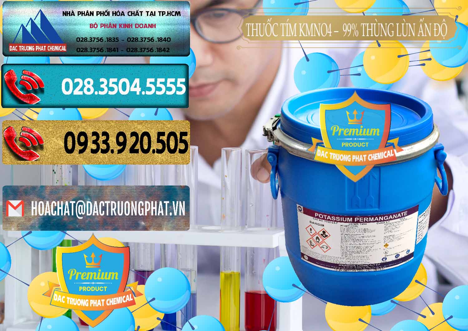 Công ty cung cấp ( bán ) Thuốc Tím - KMNO4 Thùng Lùn 99% Magnesia Chemicals Ấn Độ India - 0165 - Đơn vị chuyên cung cấp _ kinh doanh hóa chất tại TP.HCM - hoachatdetnhuom.com
