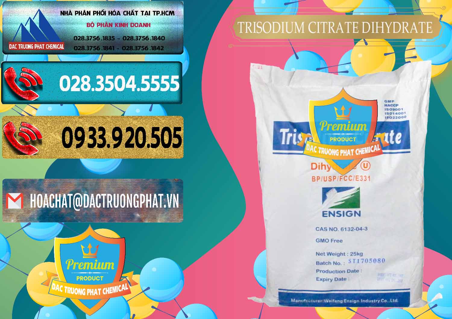 Công ty chuyên phân phối và bán Trisodium Citrate Dihydrate - Na3C6H5O7 Weifang Trung Quốc China - 0324 - Cty cung cấp & bán hóa chất tại TP.HCM - hoachatdetnhuom.com