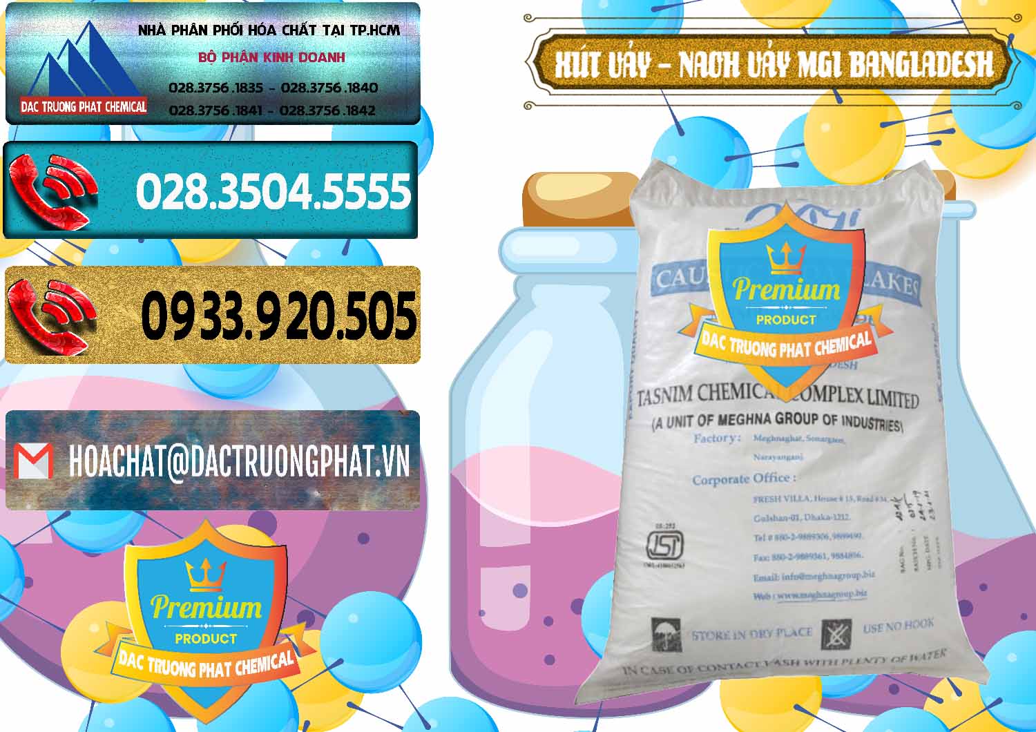 Đơn vị chuyên nhập khẩu ( bán ) Xút Vảy - NaOH Vảy 99% MGI Bangladesh - 0274 - Nơi chuyên bán _ cung cấp hóa chất tại TP.HCM - hoachatdetnhuom.com