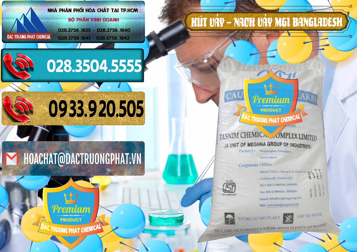 Cty chuyên kinh doanh _ bán Xút Vảy - NaOH Vảy 99% MGI Bangladesh - 0274 - Công ty chuyên phân phối và bán hóa chất tại TP.HCM - hoachatdetnhuom.com