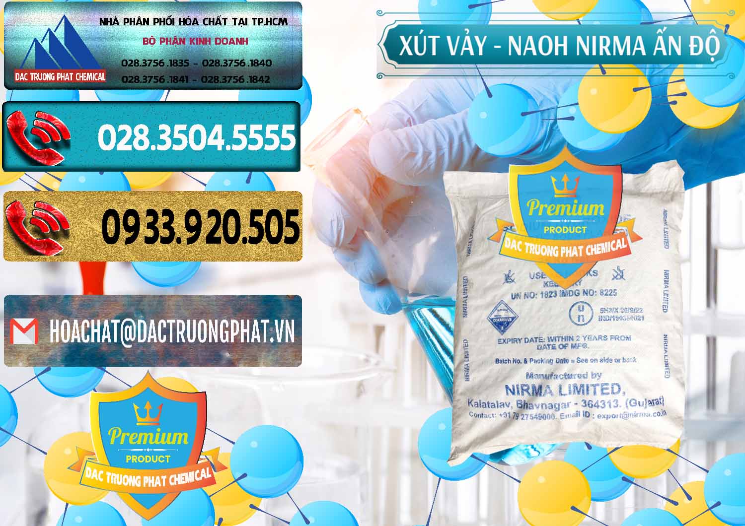 Cty chuyên cung ứng ( bán ) Xút Vảy - NaOH Vảy Nirma Ấn Độ India - 0371 - Chuyên cung ứng - phân phối hóa chất tại TP.HCM - hoachatdetnhuom.com