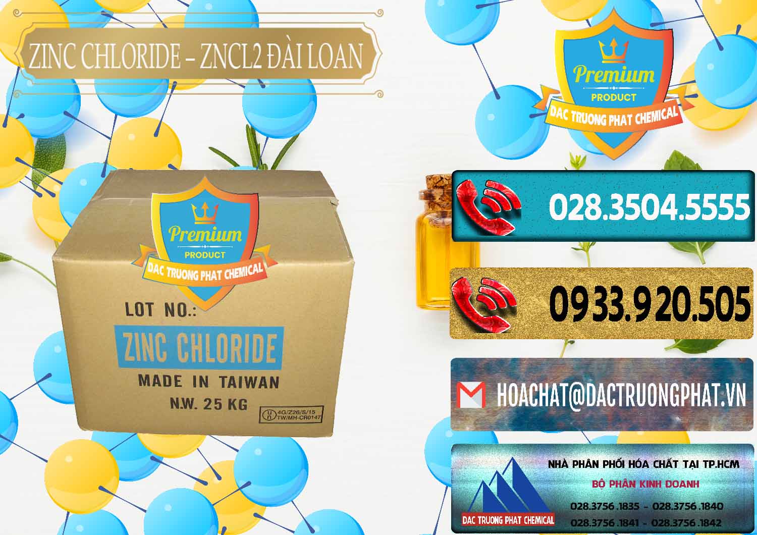 Chuyên bán ( phân phối ) Zinc Chloride - ZNCL2 96% Đài Loan Taiwan - 0178 - Công ty kinh doanh & phân phối hóa chất tại TP.HCM - hoachatdetnhuom.com