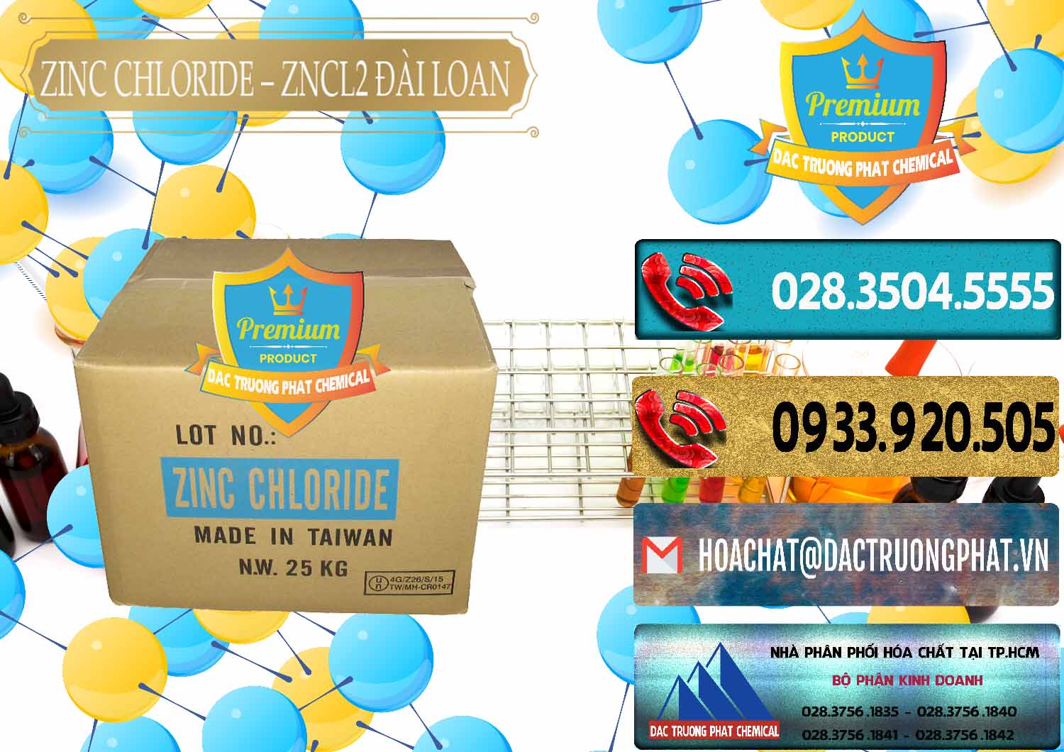 Công ty chuyên bán - cung cấp Zinc Chloride - ZNCL2 96% Đài Loan Taiwan - 0178 - Cung cấp & kinh doanh hóa chất tại TP.HCM - hoachatdetnhuom.com