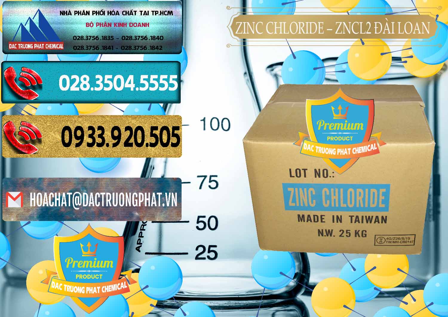 Nơi nhập khẩu và bán Zinc Chloride - ZNCL2 96% Đài Loan Taiwan - 0178 - Cty phân phối & bán hóa chất tại TP.HCM - hoachatdetnhuom.com