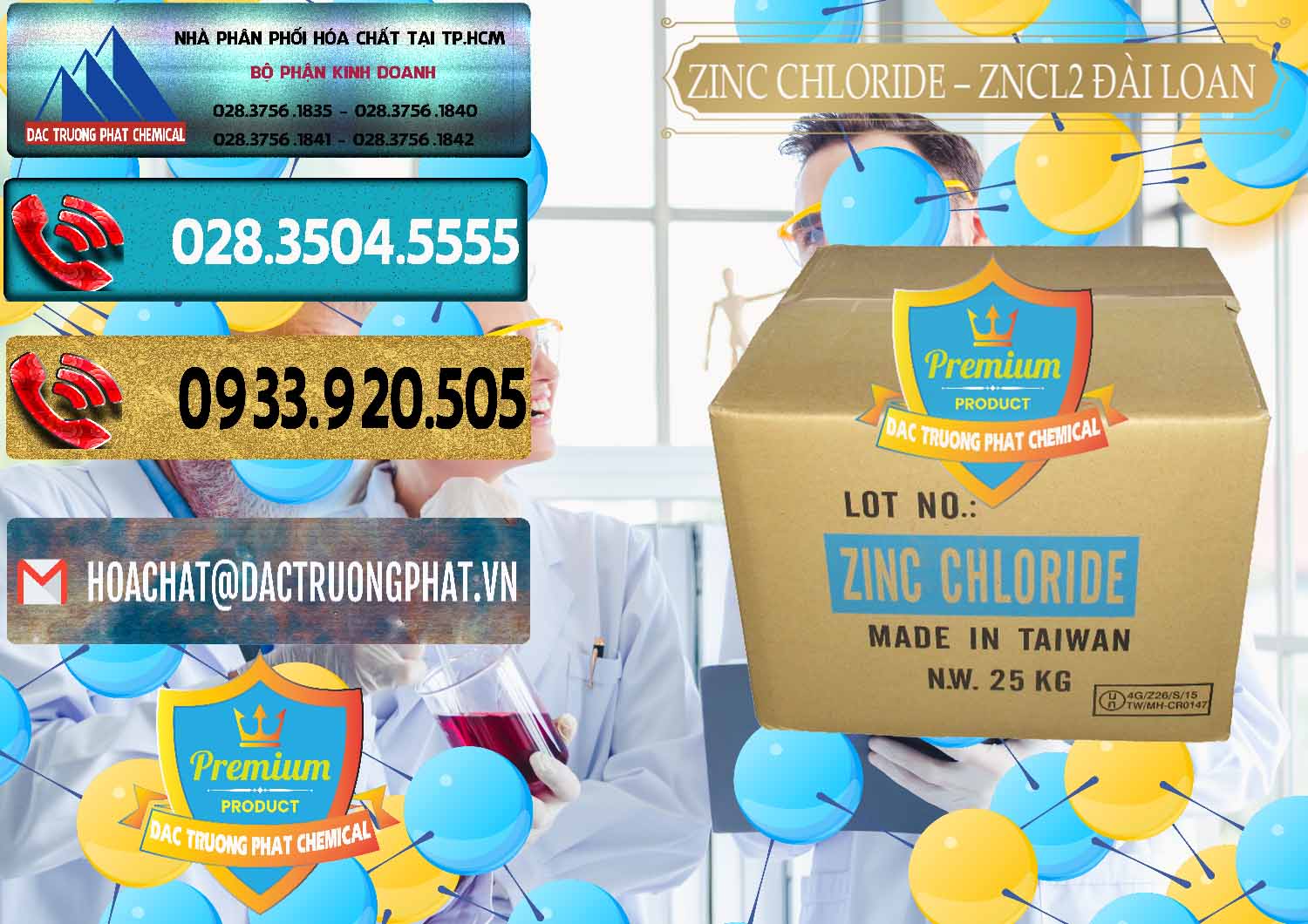 Công ty chuyên bán ( phân phối ) Zinc Chloride - ZNCL2 96% Đài Loan Taiwan - 0178 - Nhập khẩu _ cung cấp hóa chất tại TP.HCM - hoachatdetnhuom.com