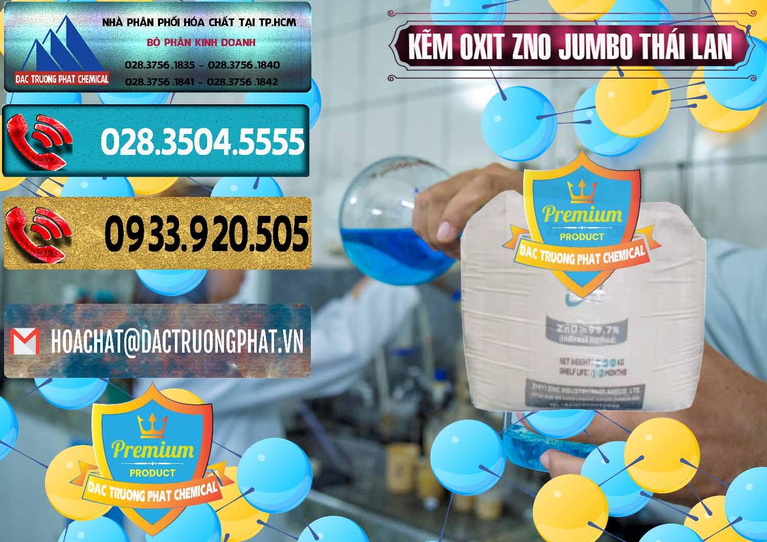 Nơi bán _ cung cấp Zinc Oxide - Bột Kẽm Oxit ZNO Jumbo Bành Thái Lan Thailand - 0370 - Nơi chuyên phân phối & nhập khẩu hóa chất tại TP.HCM - hoachatdetnhuom.com