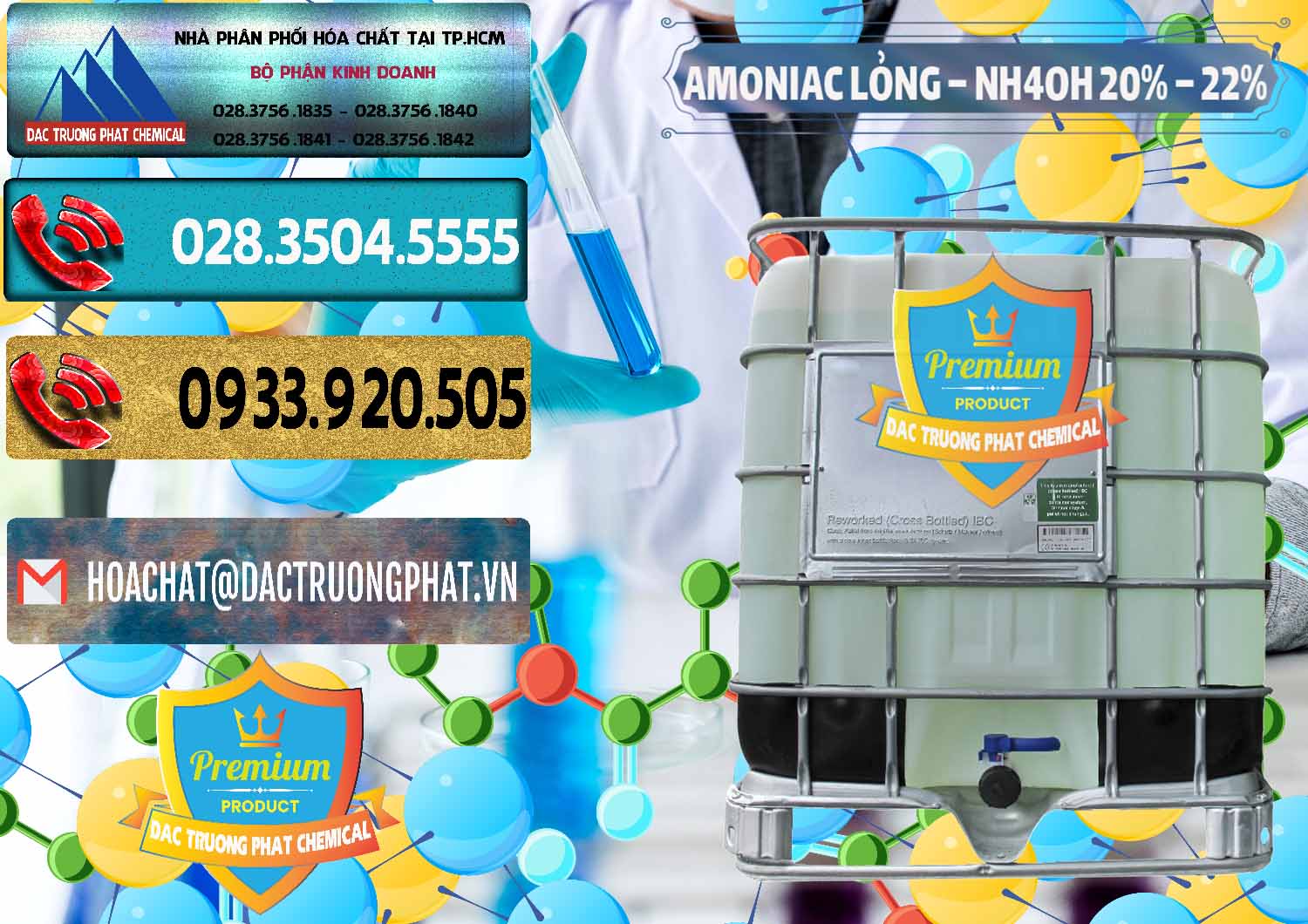Nơi chuyên cung ứng ( bán ) Amoniac Lỏng – NH4OH 20% – 22% Việt Nam - 0185 - Nhà cung cấp và kinh doanh hóa chất tại TP.HCM - hoachatdetnhuom.com