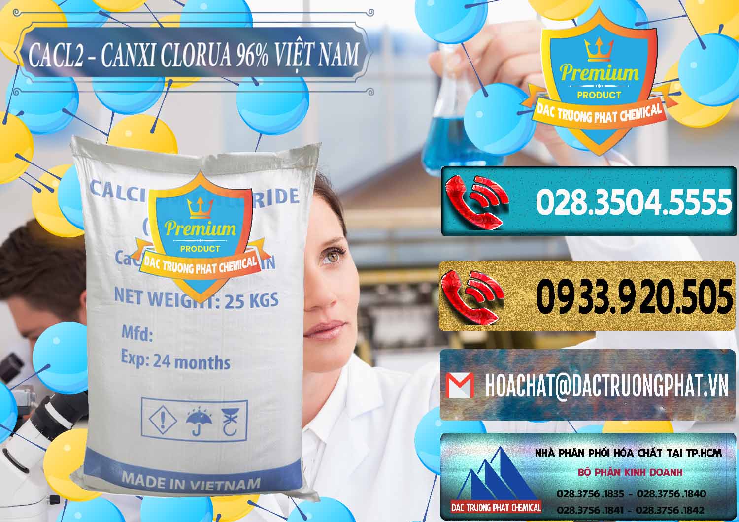 Nơi chuyên cung ứng và bán CaCl2 – Canxi Clorua 96% Việt Nam - 0236 - Cty chuyên cung cấp & bán hóa chất tại TP.HCM - hoachatdetnhuom.com
